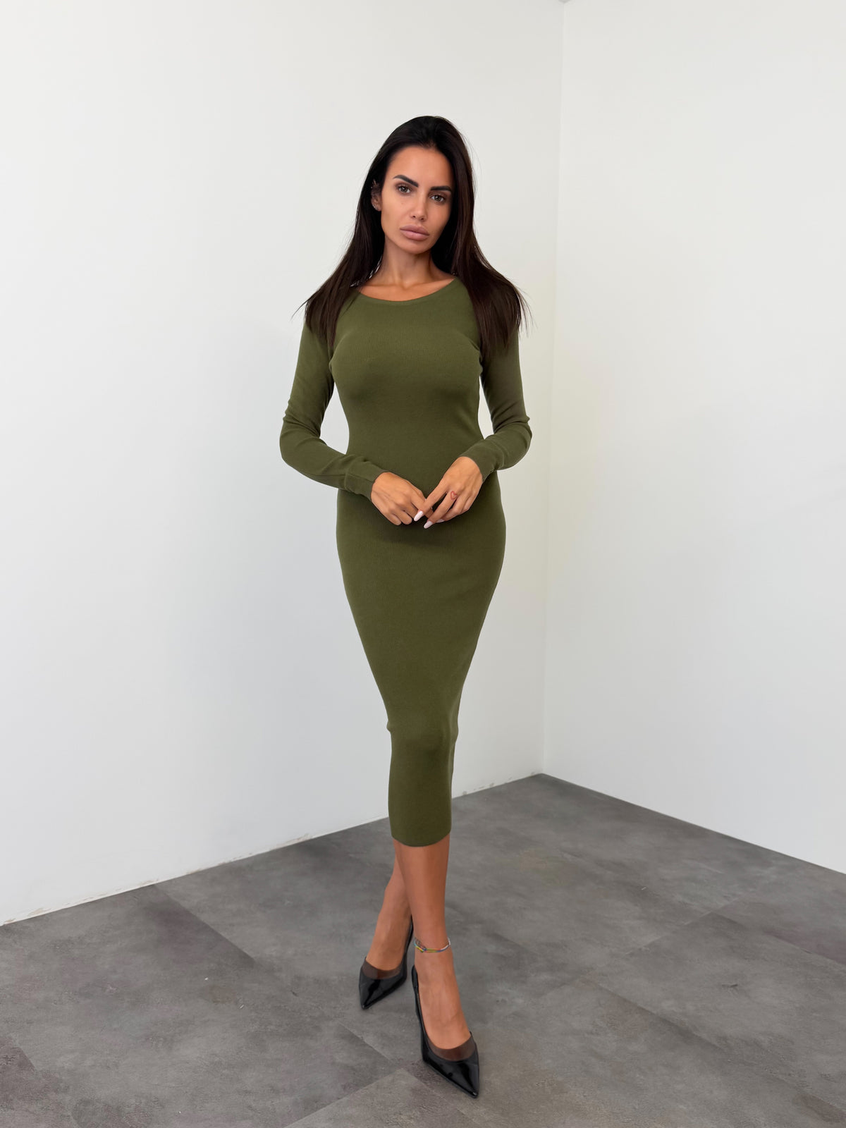 Pull Abito Nube - Army Green