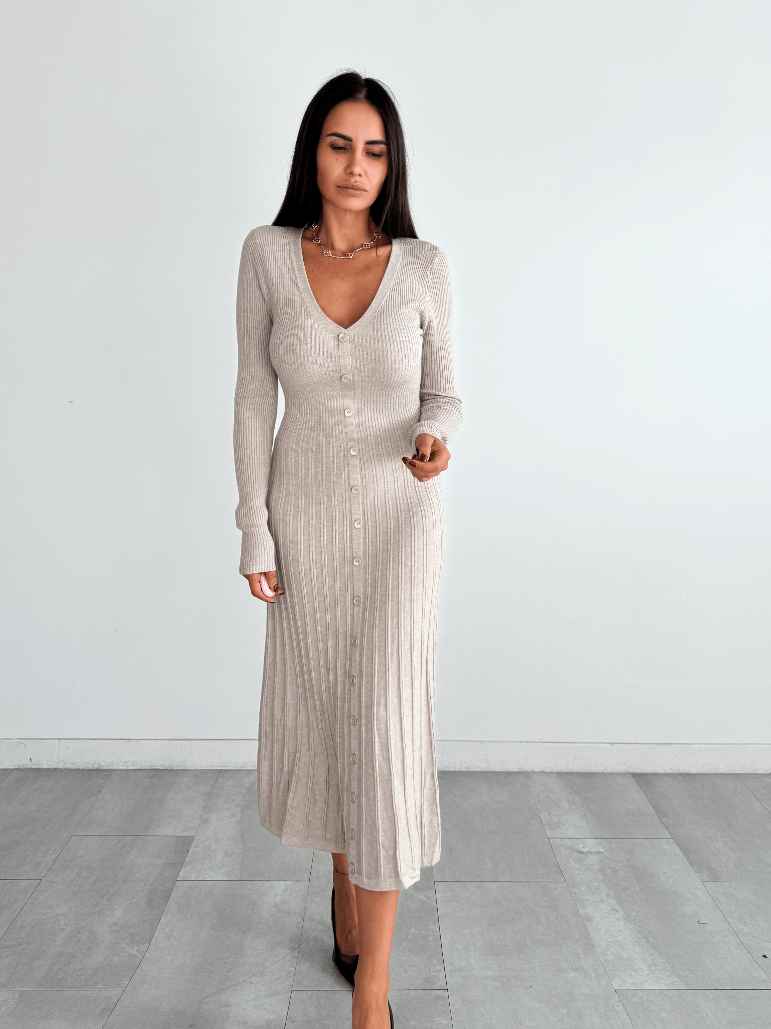 Abito Campanella - Beige - SAINTH