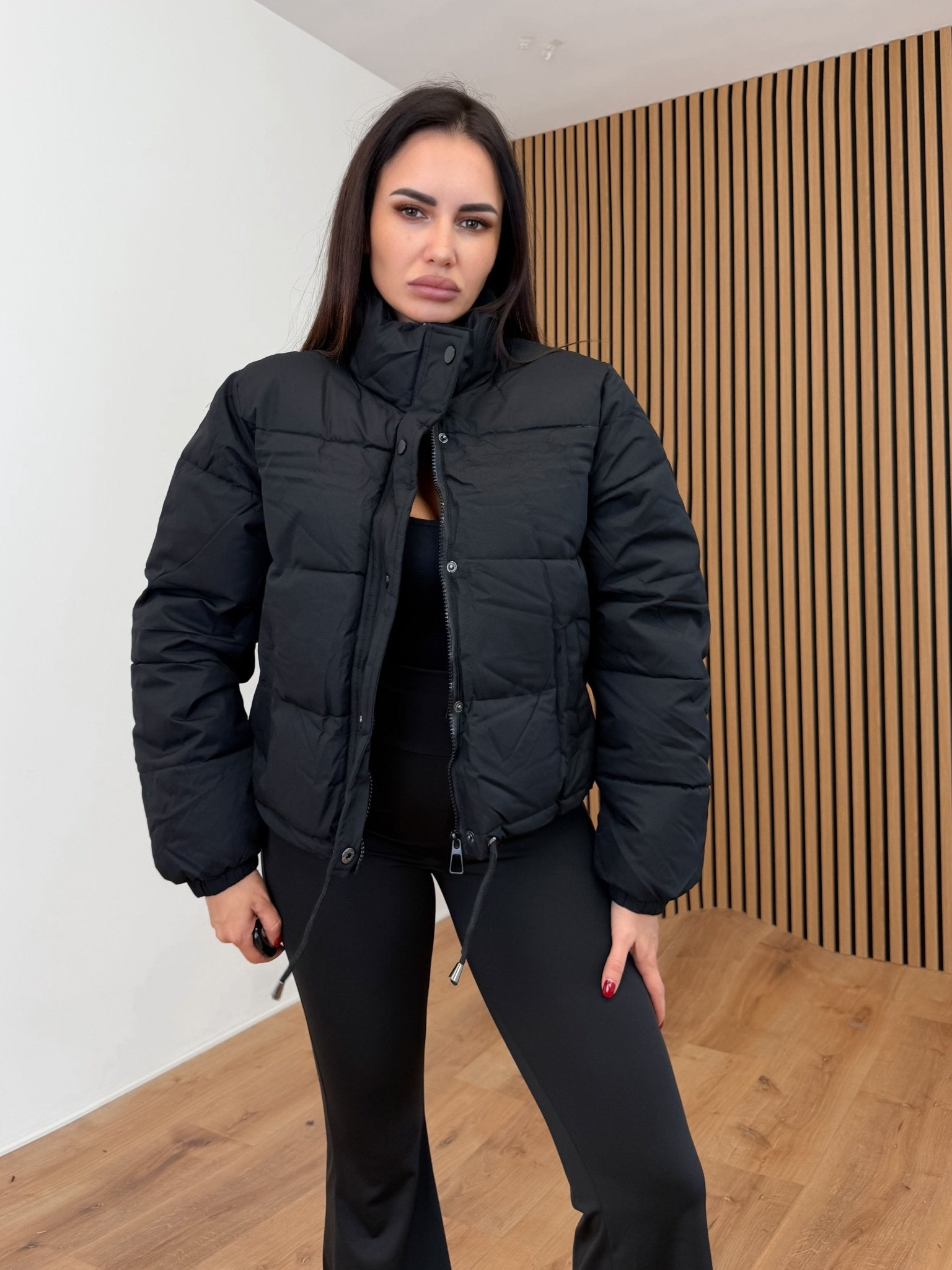 Giacca Bombata - Nera - SAINTH