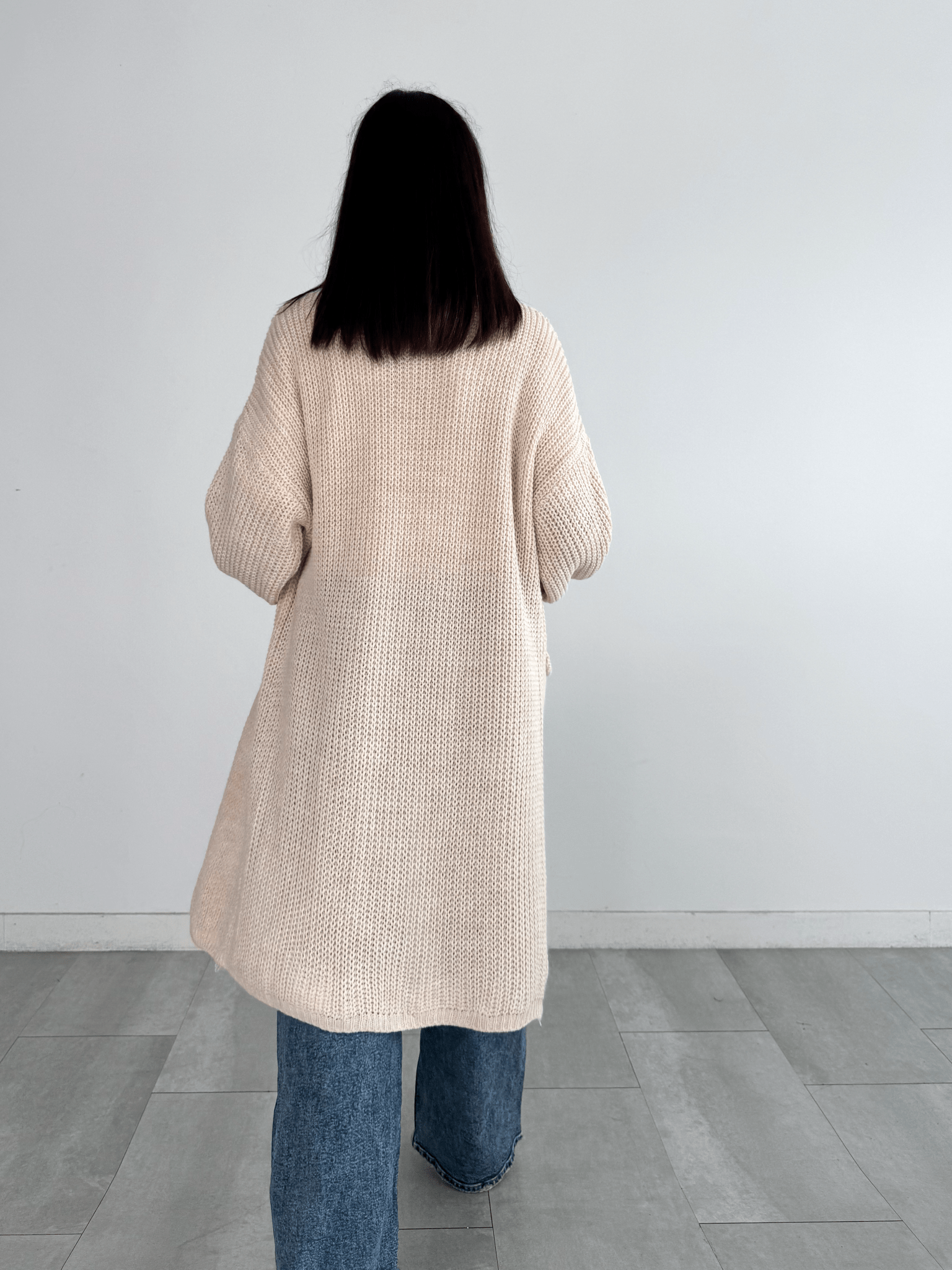 Cardigan Flamingo - Beige - SAINTH
