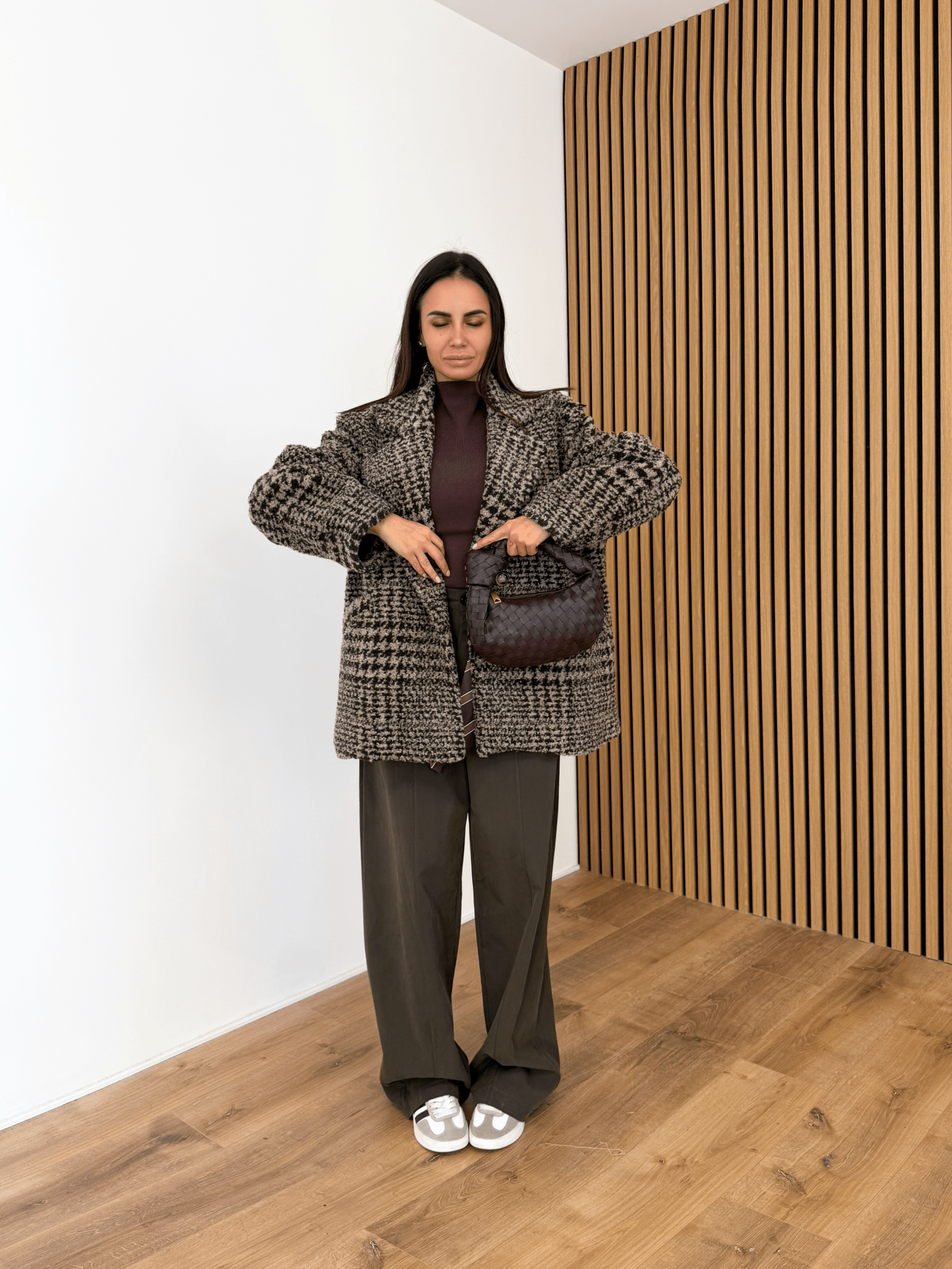 Cappotto Bouclè - Marrone - SAINTH