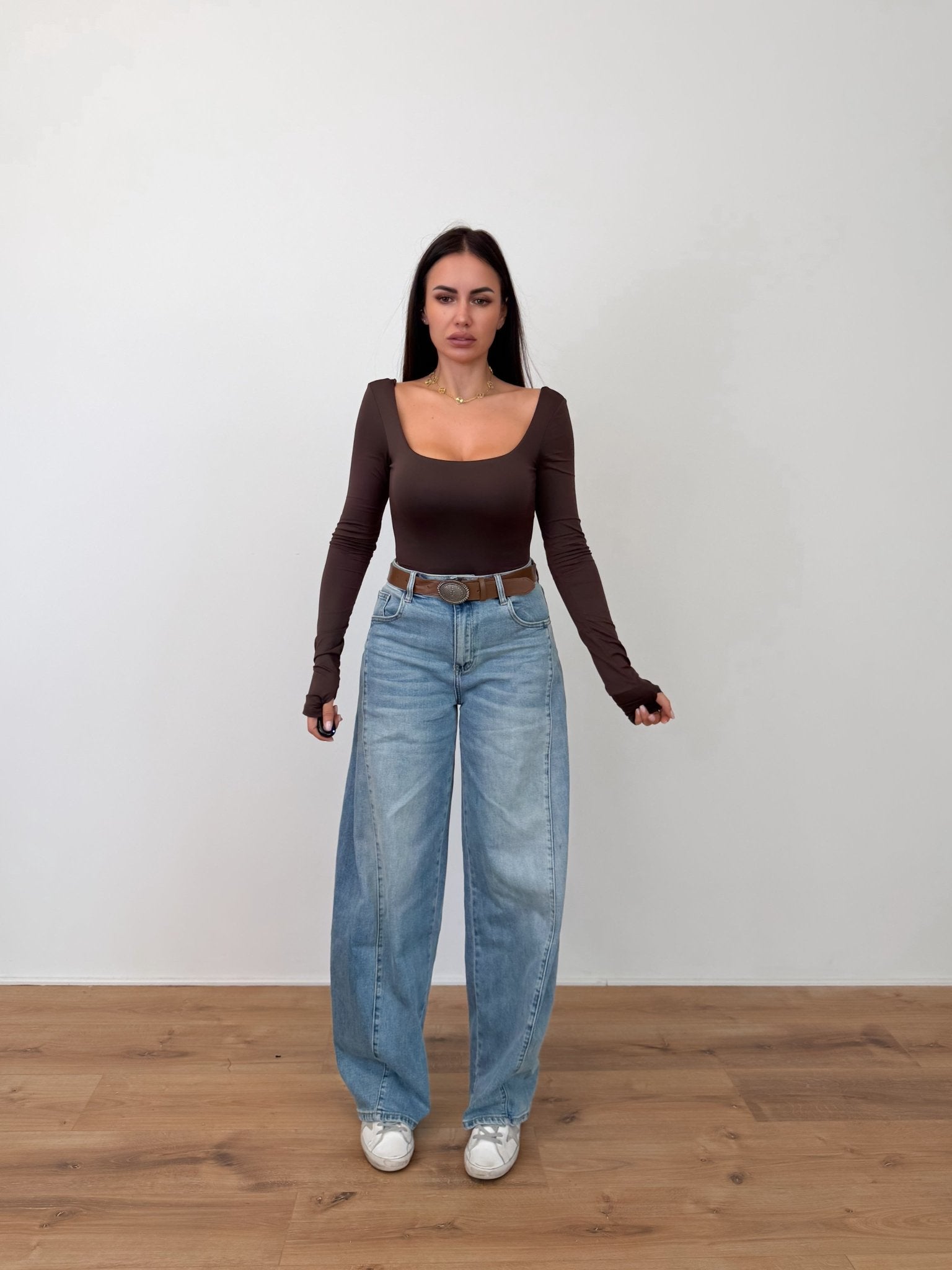 Body Satin - Marrone - SAINTH