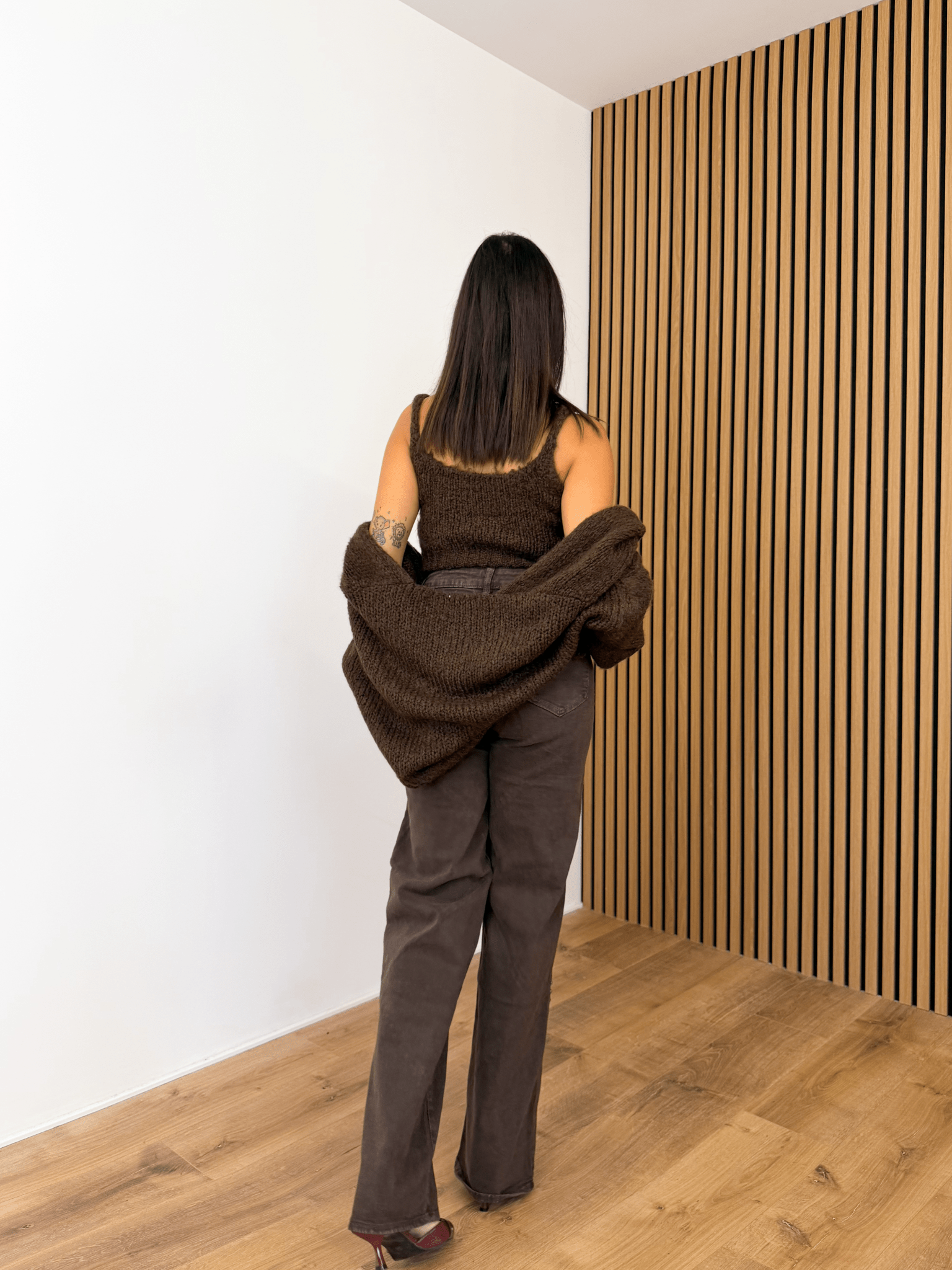 Jeans Borchie - Marrone - SAINTH