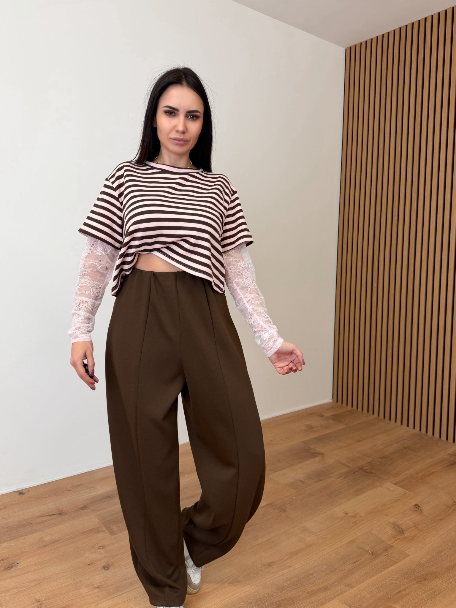 Pantalone Tuta Frait - Marrone - SAINTH