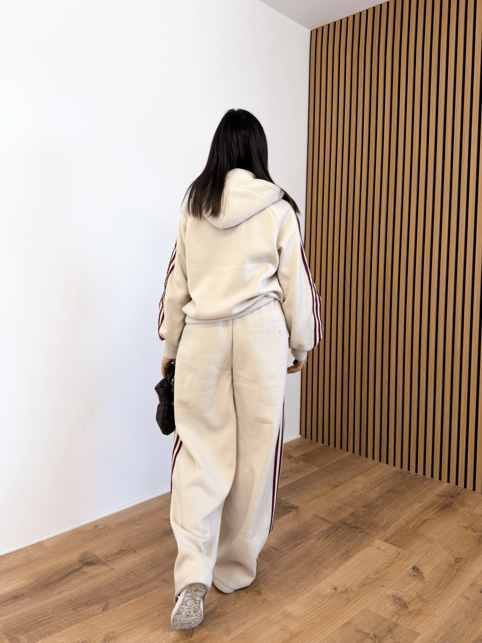 Completo Tuta Felpato - Beige e Bordeaux - SAINTH