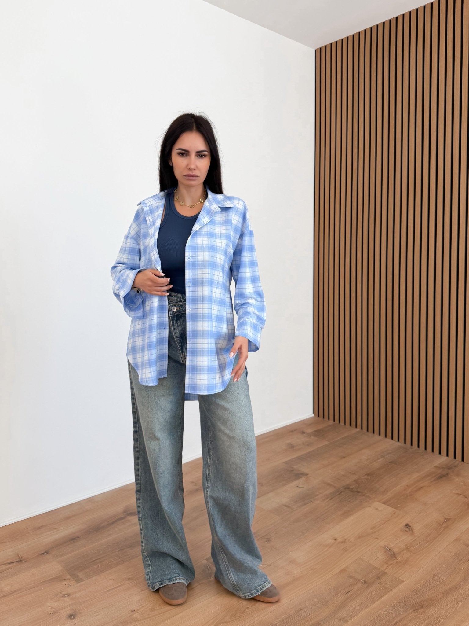 Top Costine - Blu - SAINTH