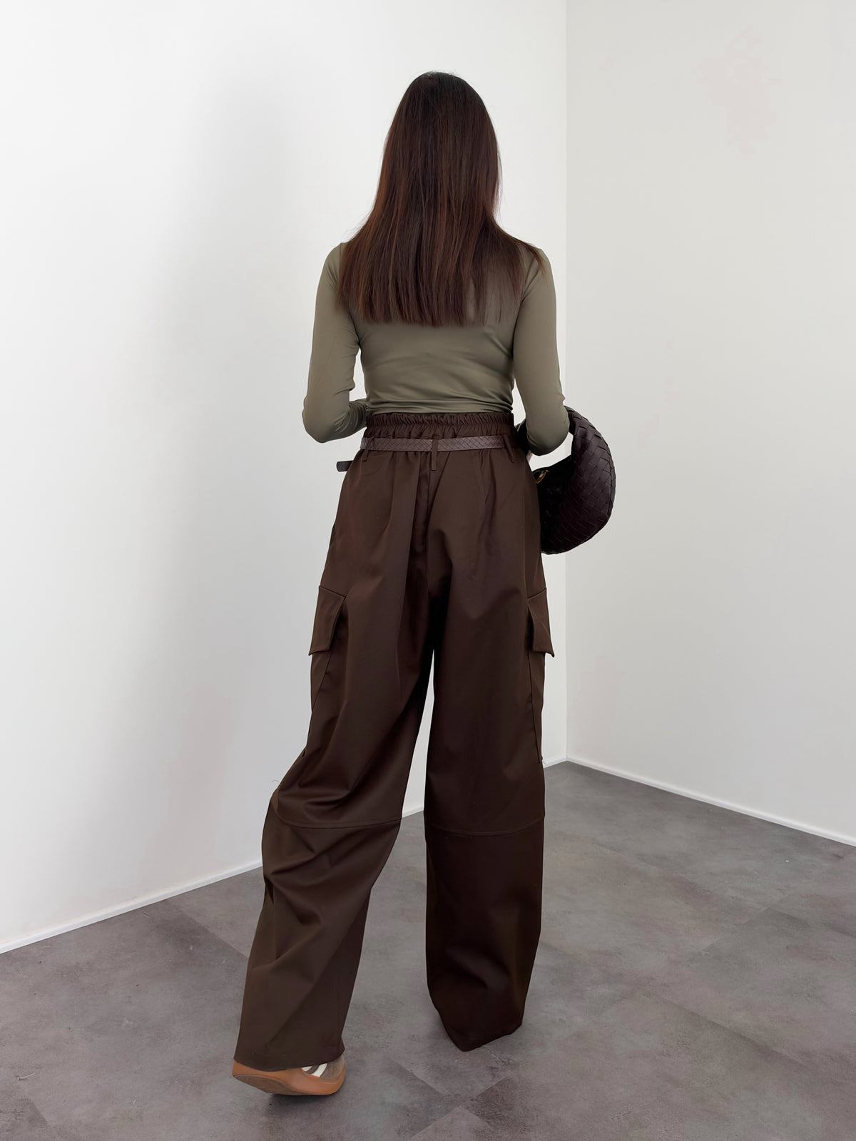 Pantalone Solution - Marrone