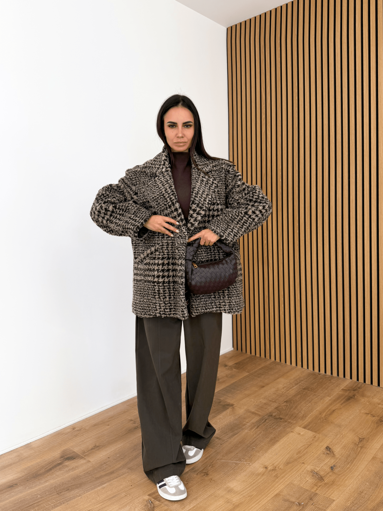 Cappotto Bouclè - Marrone - SAINTH