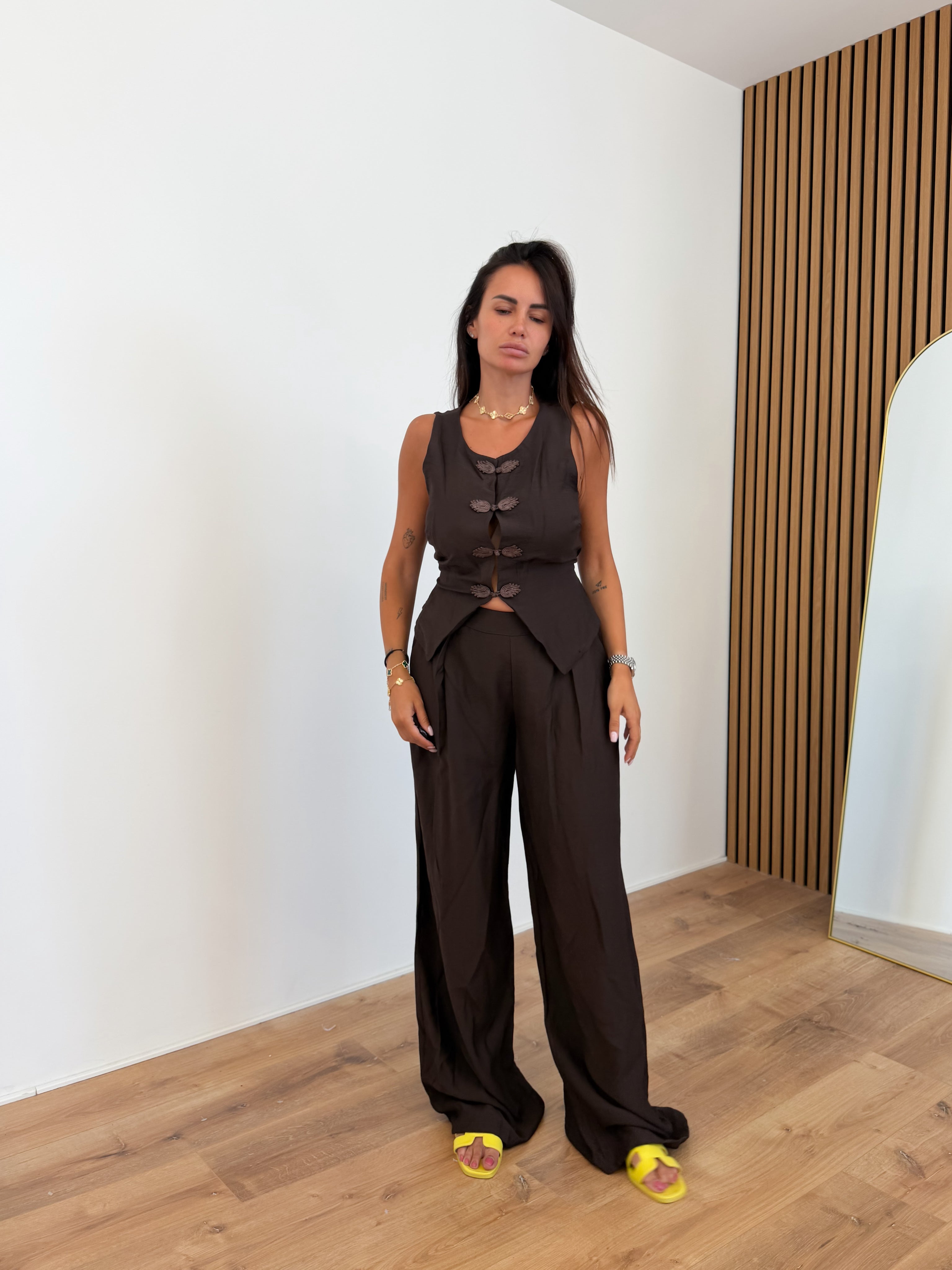 Coordinato Fathima - Marrone
