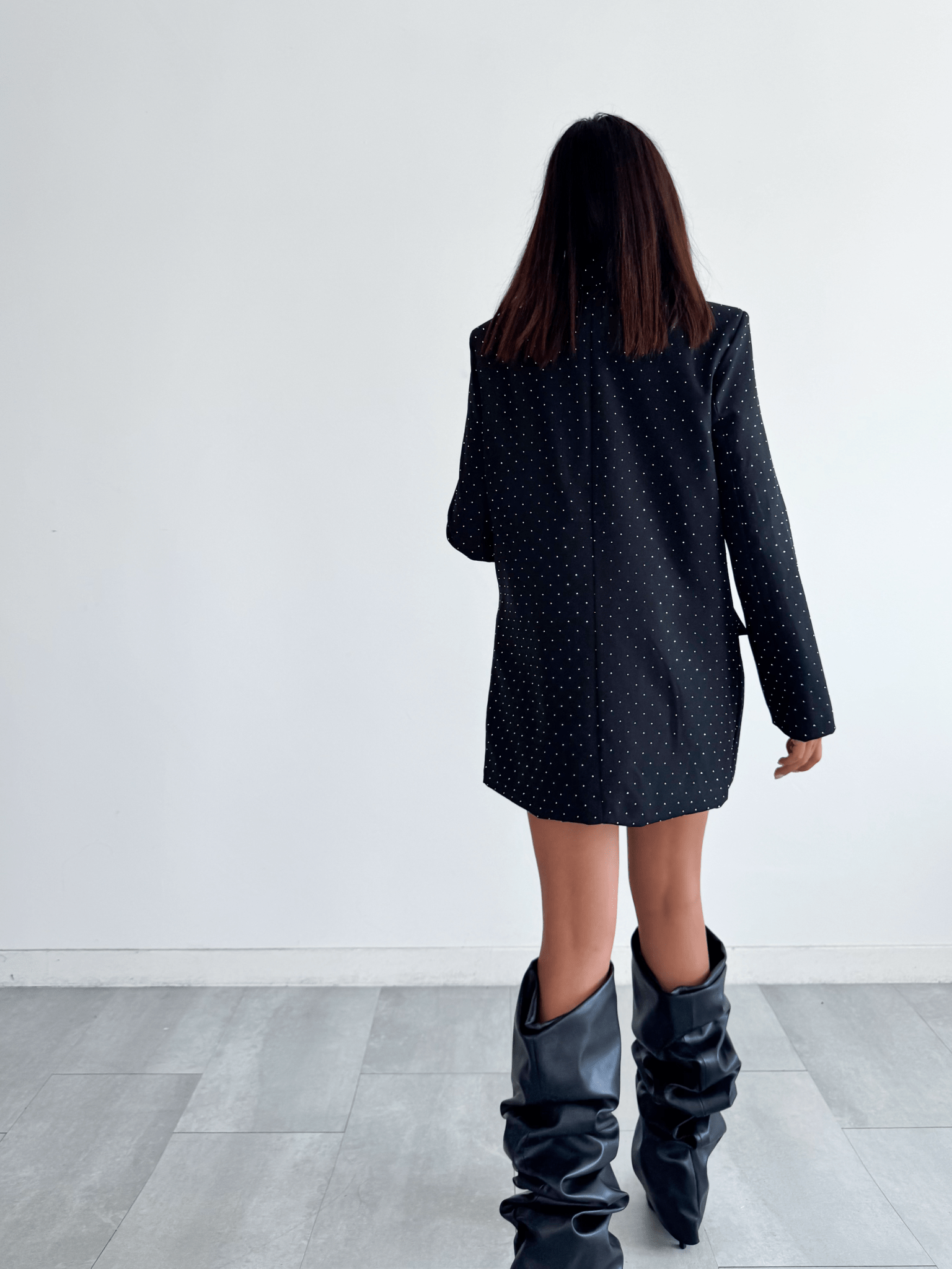 Blazer Over Brilliant - Nero - SAINTH