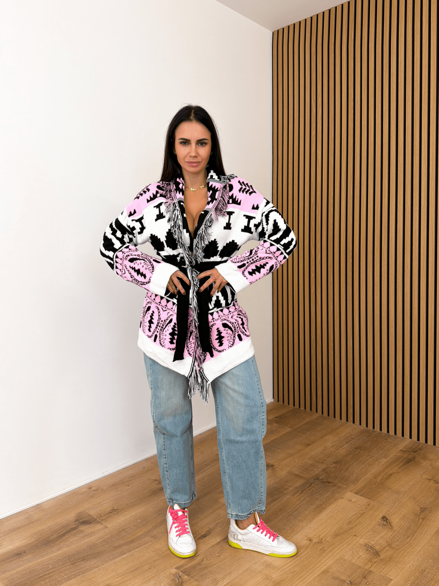 Cardigan Hindu - Baby Pink - SAINTH