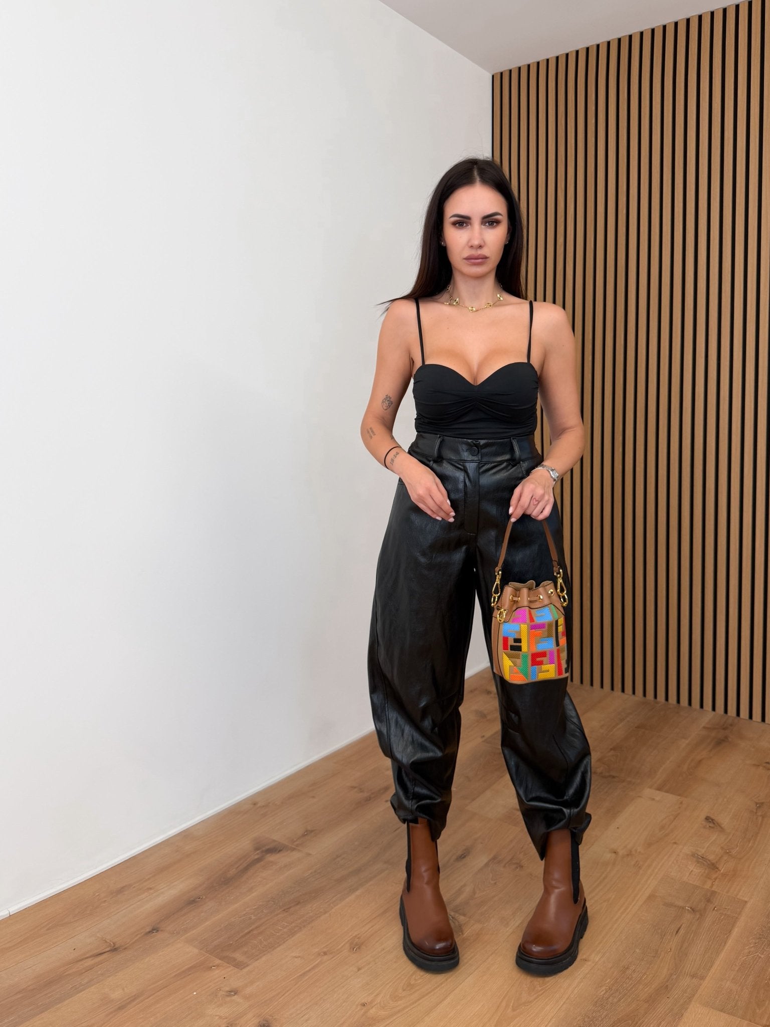 Pantalone Parentesi Ecop - Nero - SAINTH