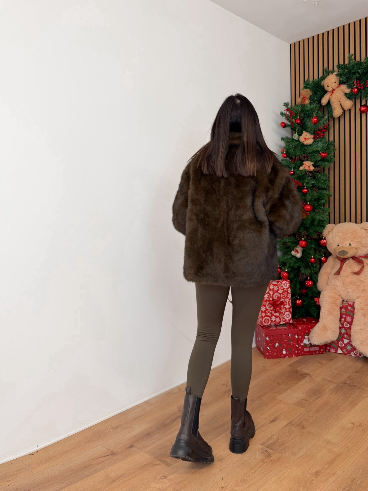 Pelliccia Gilet 2in1 - Marrone - SAINTH