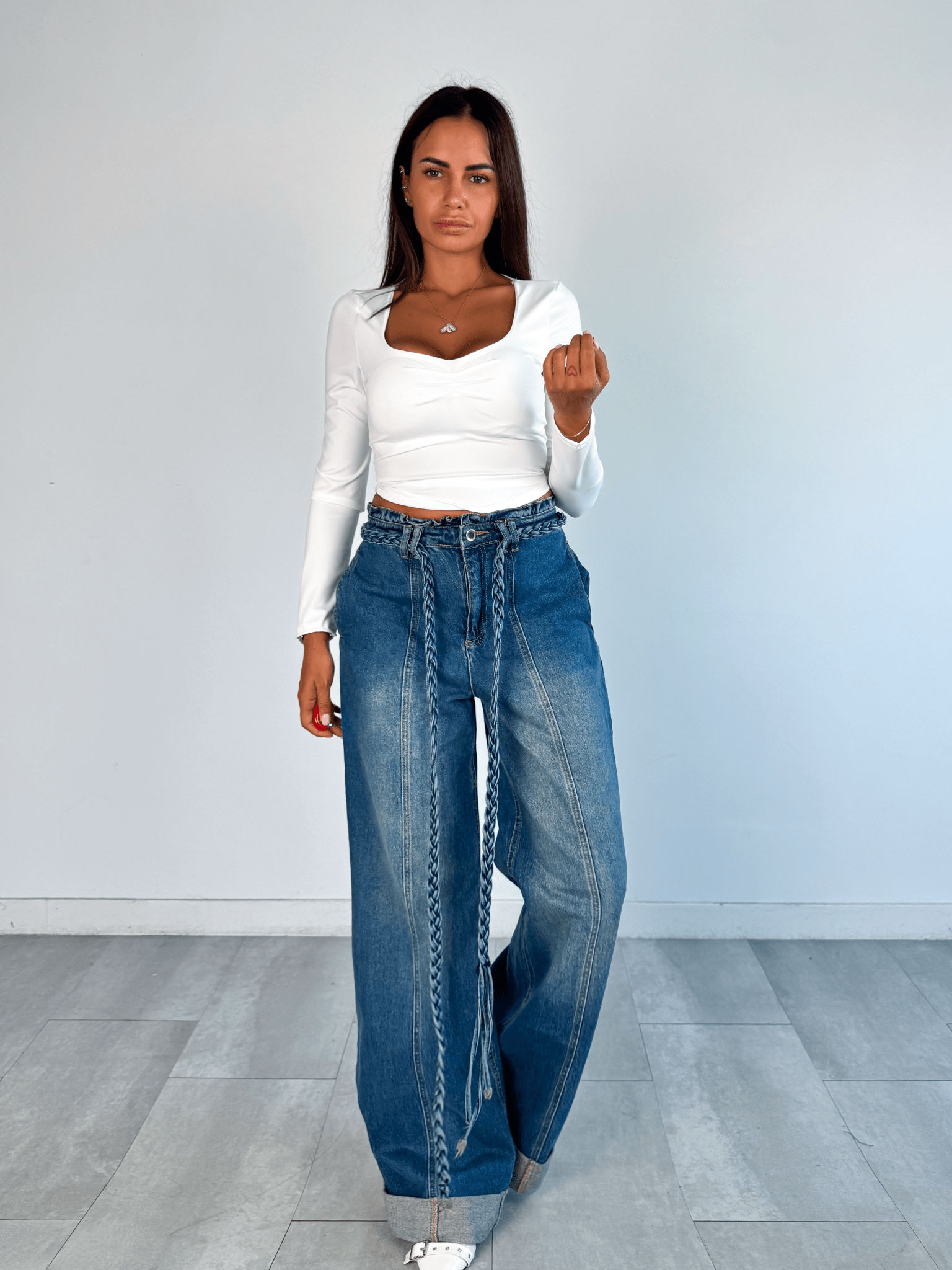 Jeans Treccina - Blu Denim - SAINTH