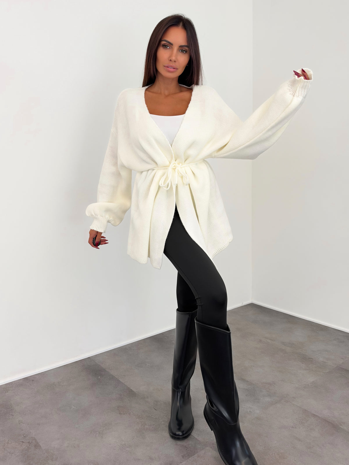 Cardigan Lovely - Bianco