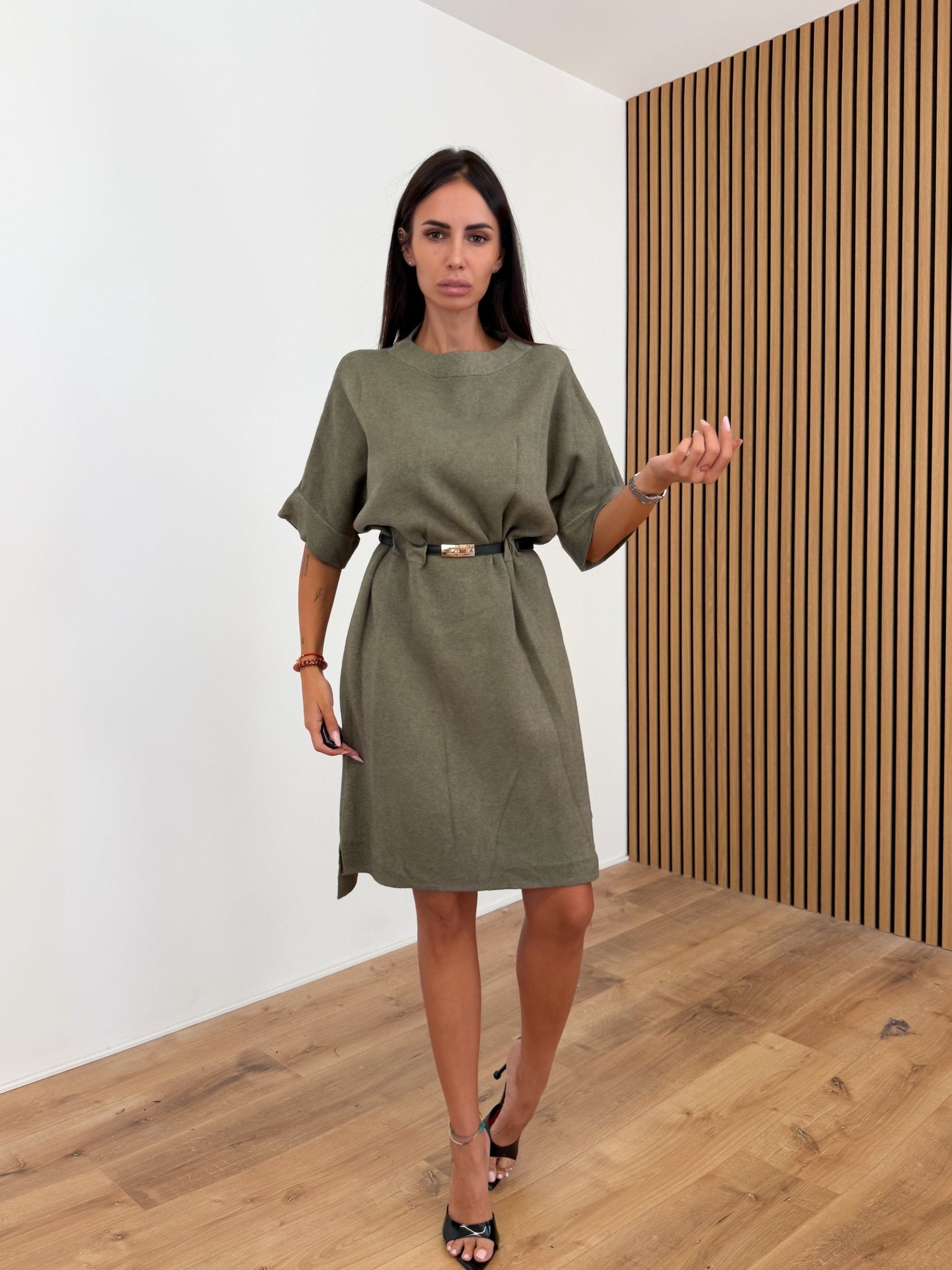Abito Pull Naya - Army Green - SAINTH