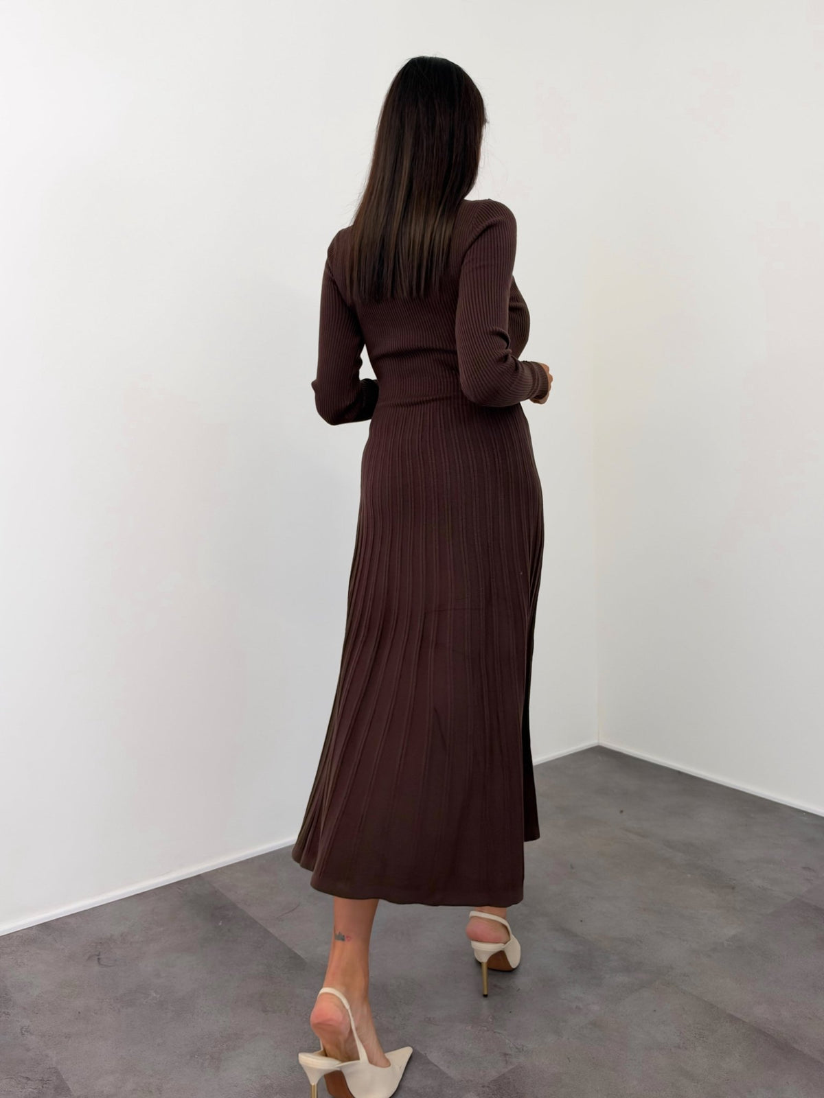 Abito Sissi - Marrone - SAINTH