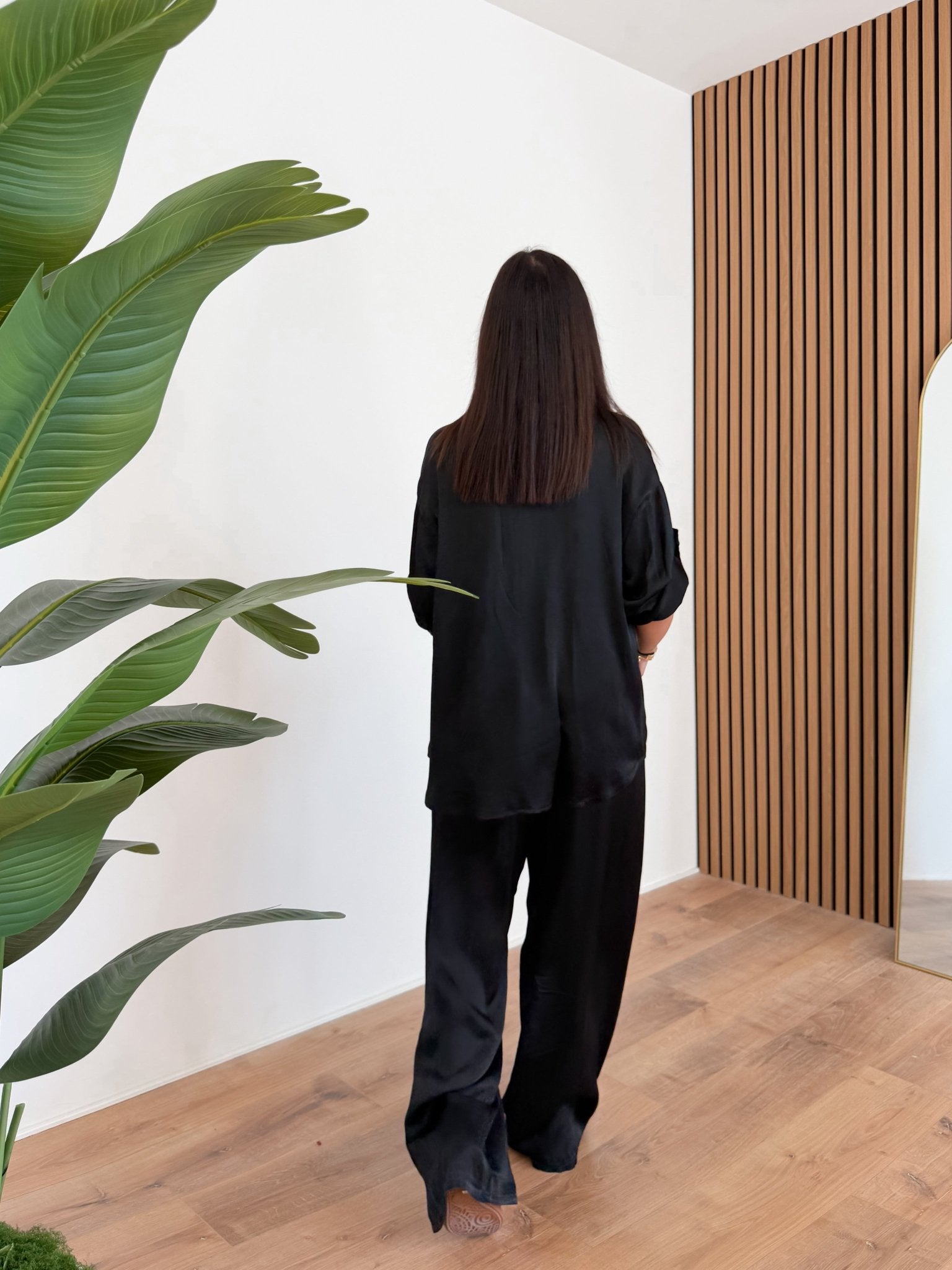 Camicia Breeze - Nero - SAINTH