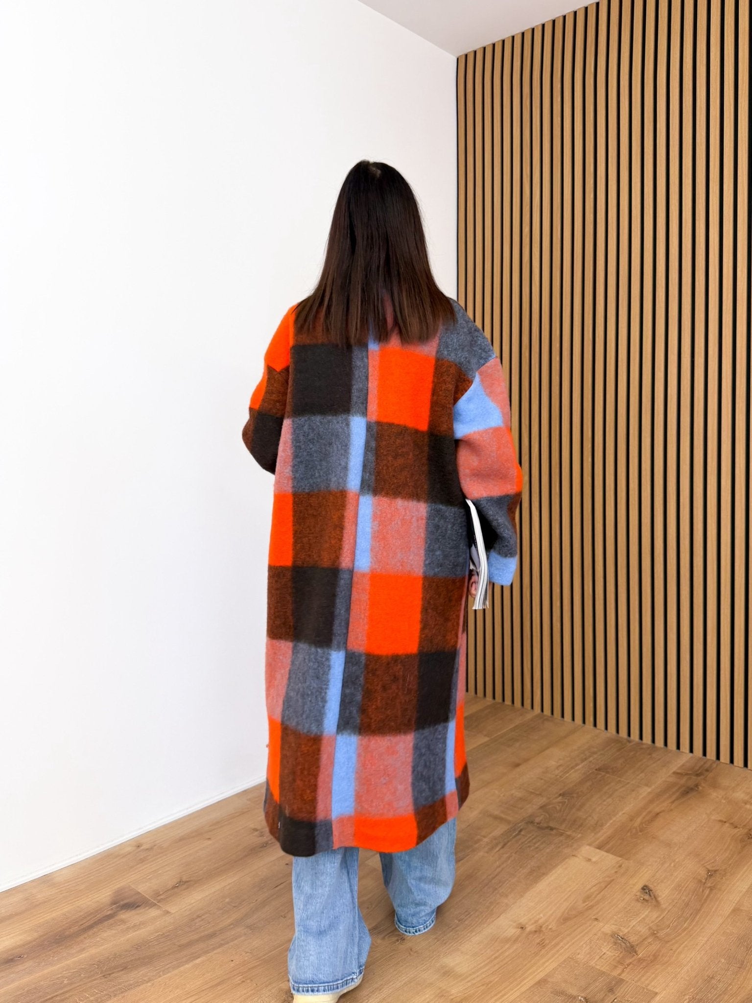 Cappotto Lusso - Arancio e Turchese - SAINTH