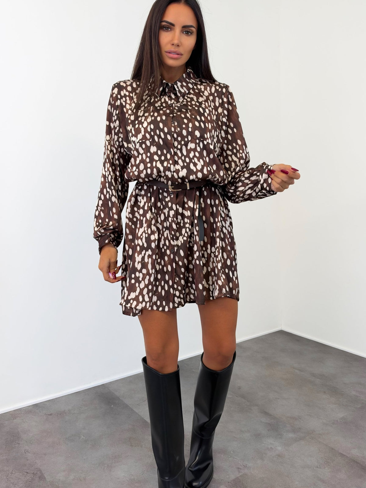 Abito Camicia Bambi - Marrone - SAINTH