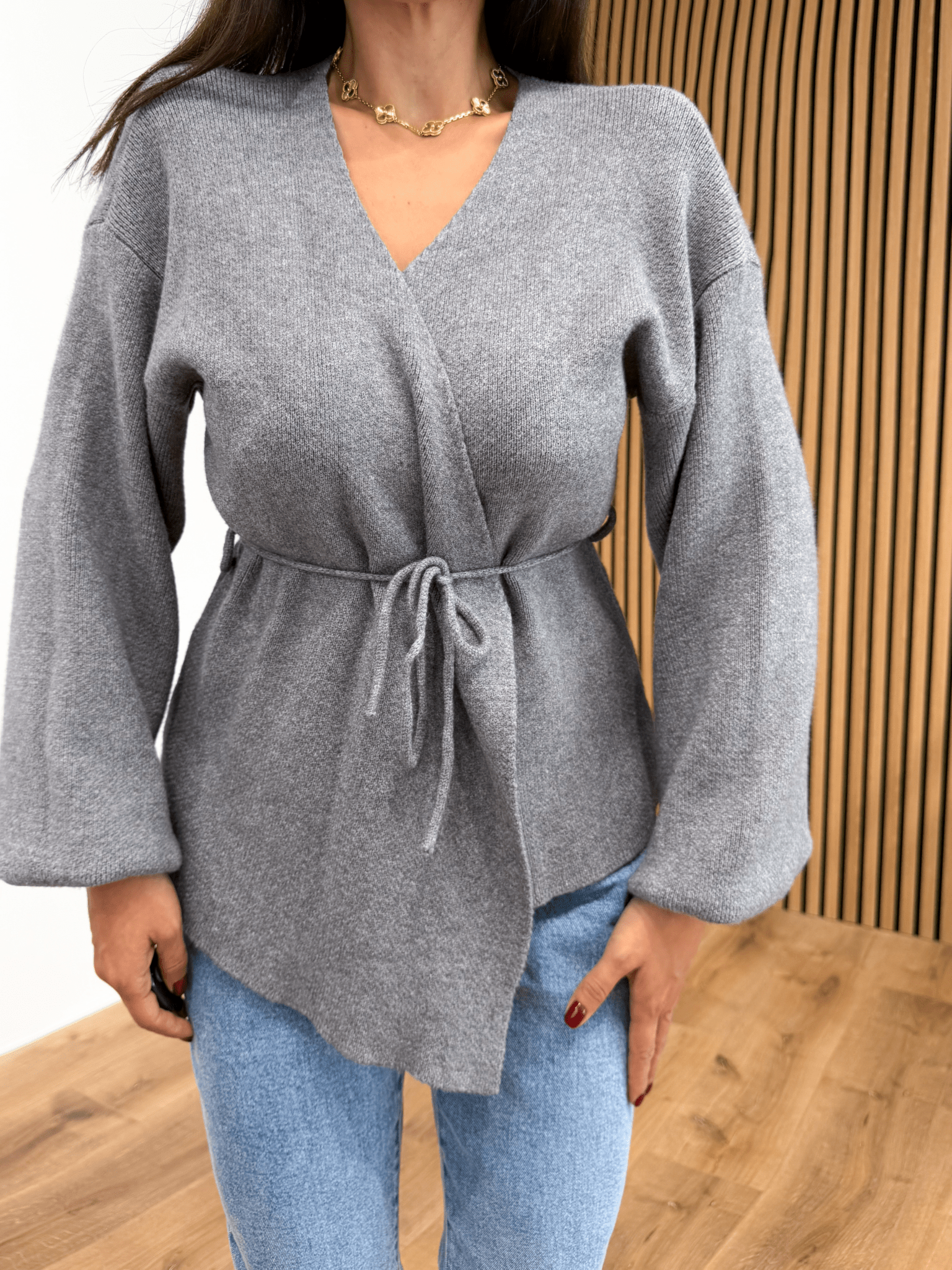 Cardigan Haven - Grigio - SAINTH