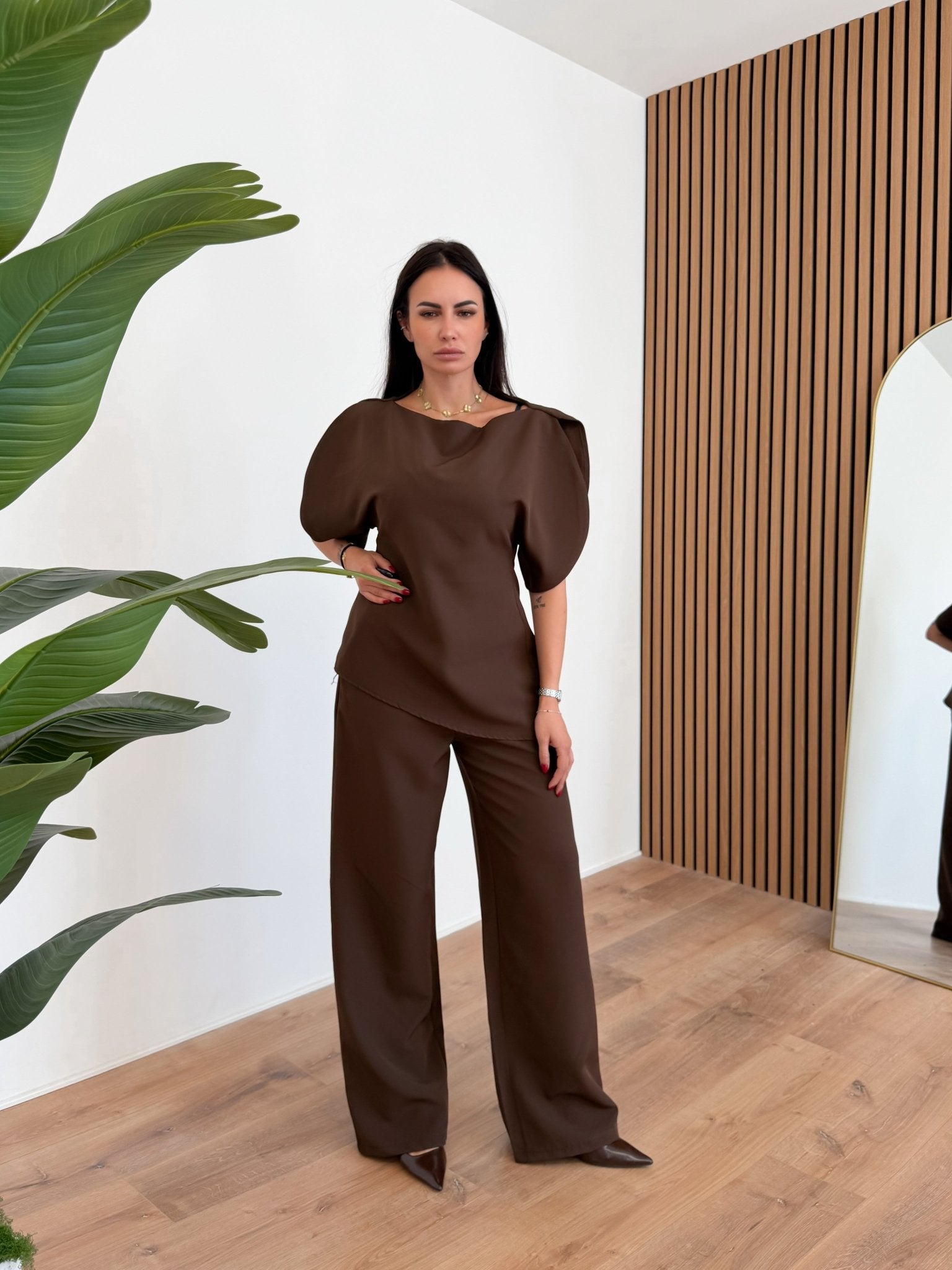 Coordinato Extra Volume - Marrone - SAINTH
