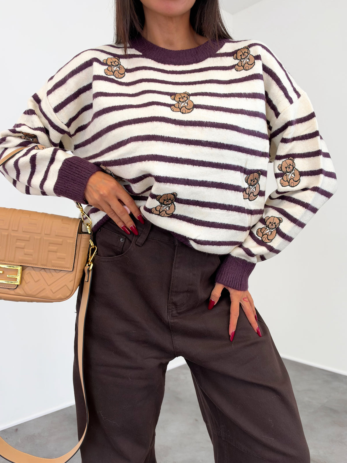 Pull Orsacchiotti - Bordeaux