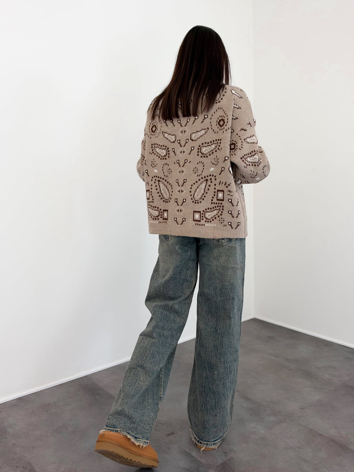 Cardigan Tribù - Burro - SAINTH