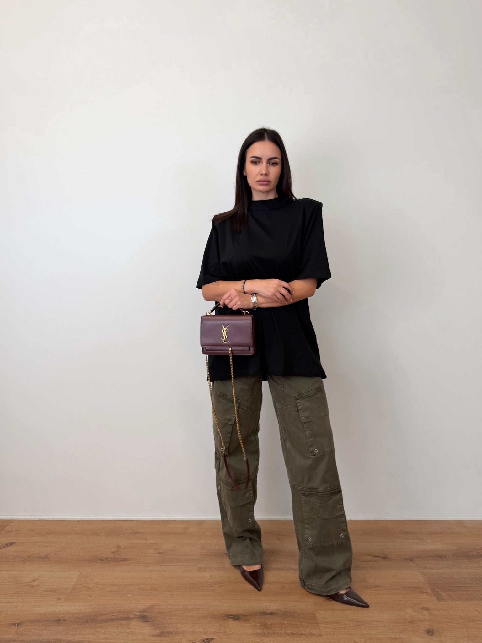 Maglia Over Spalle Interne - Nera - SAINTH