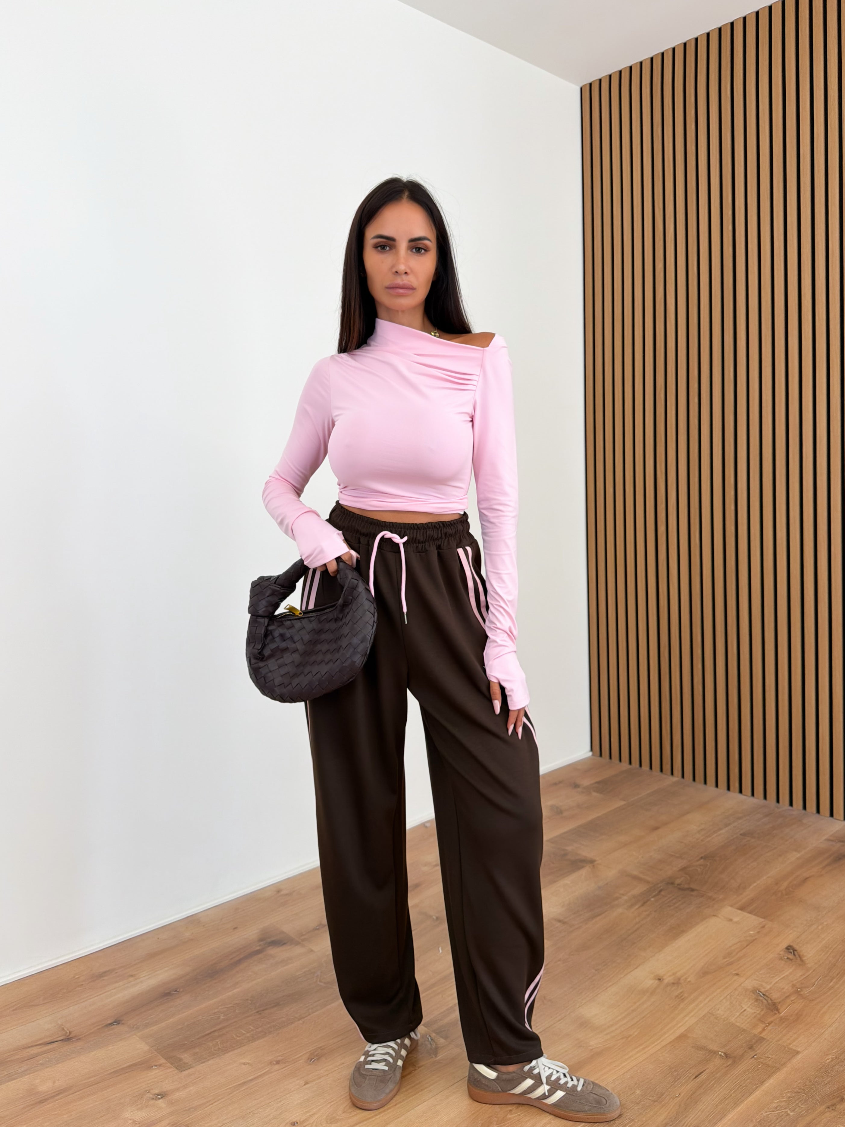 Pantalone Tuta Essential - Marrone