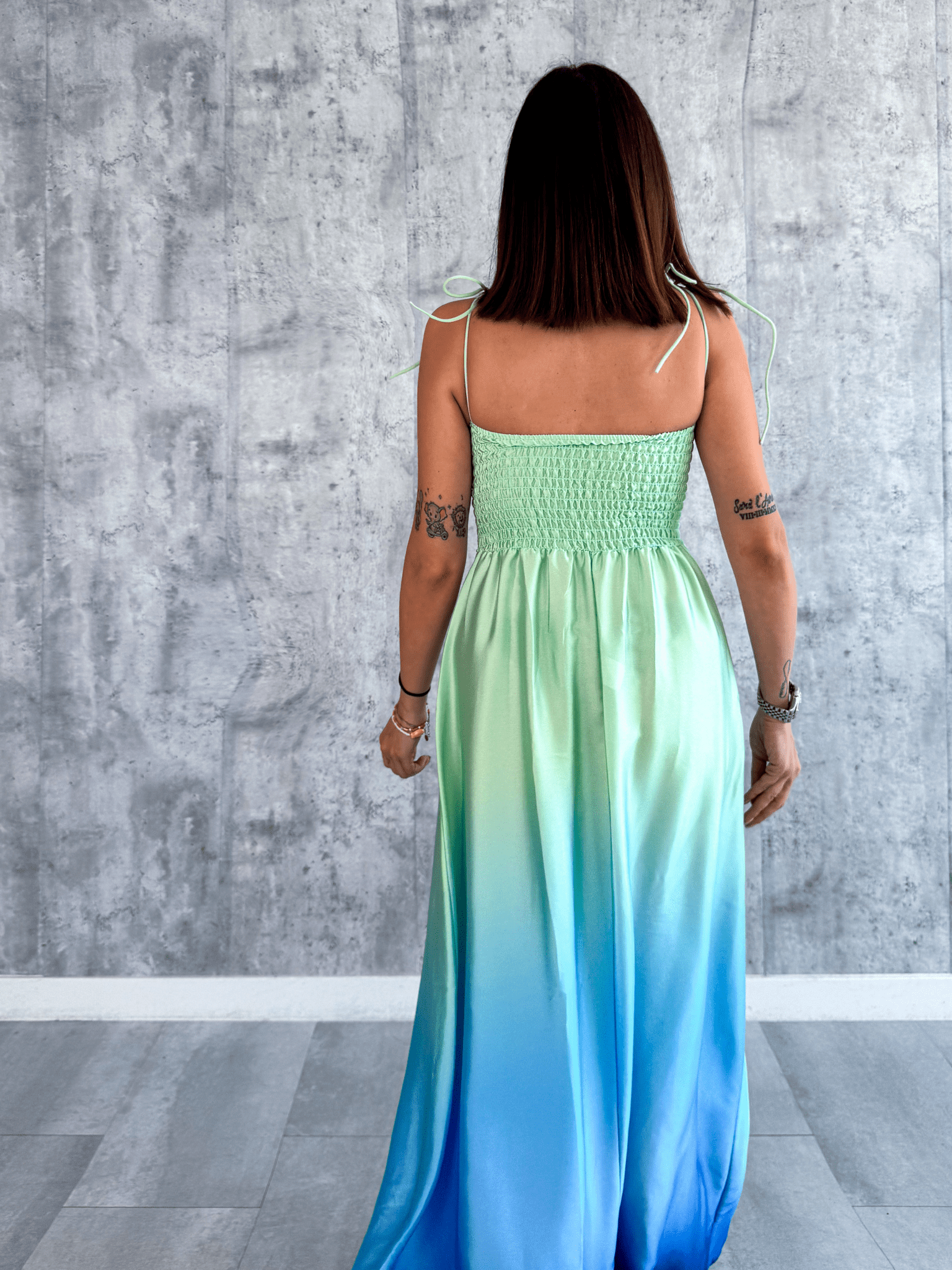 Abito Duty - Verde e Blu - SAINTH