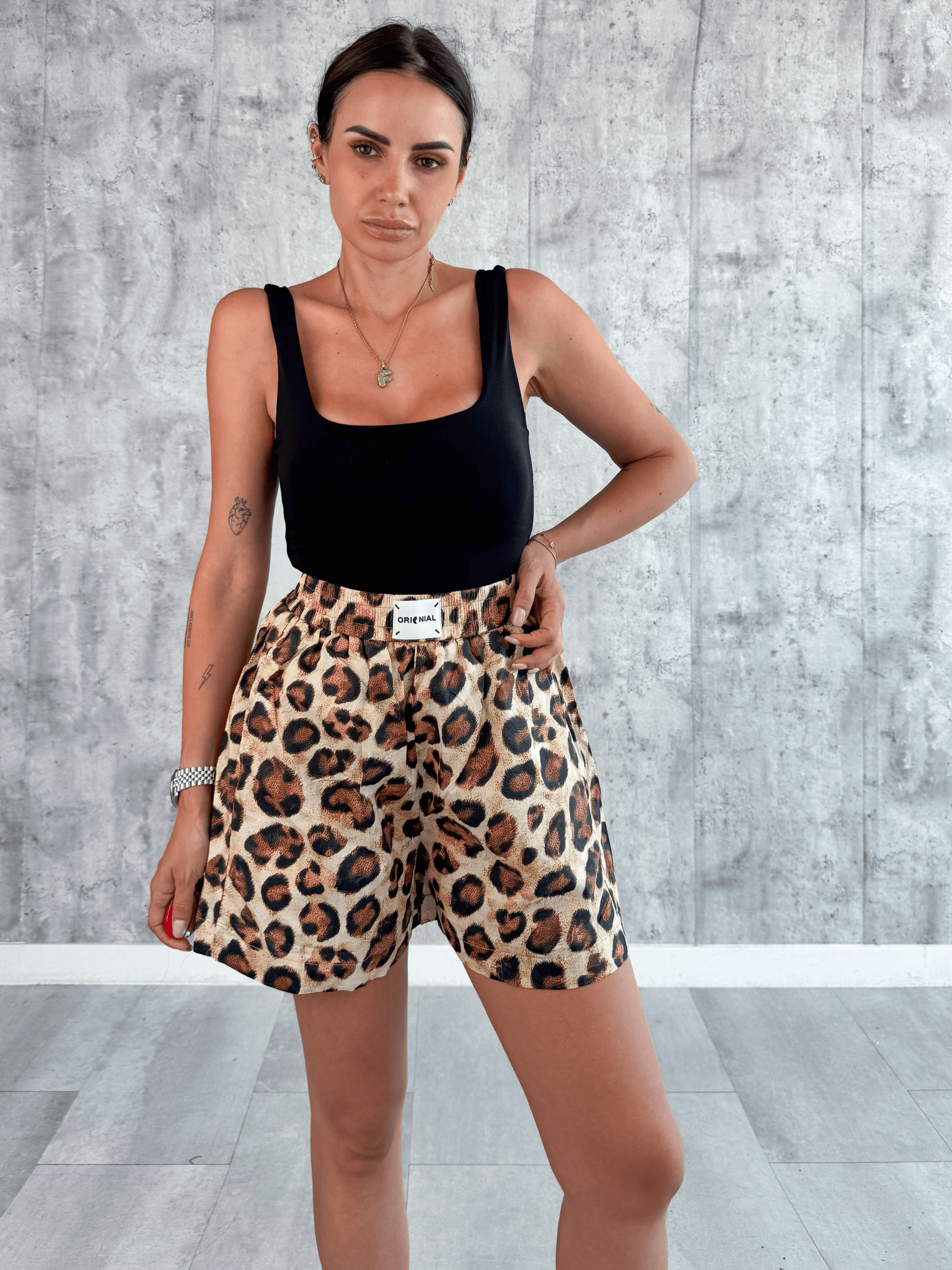 Pantaloncino Action Leo - Marrone - SAINTH