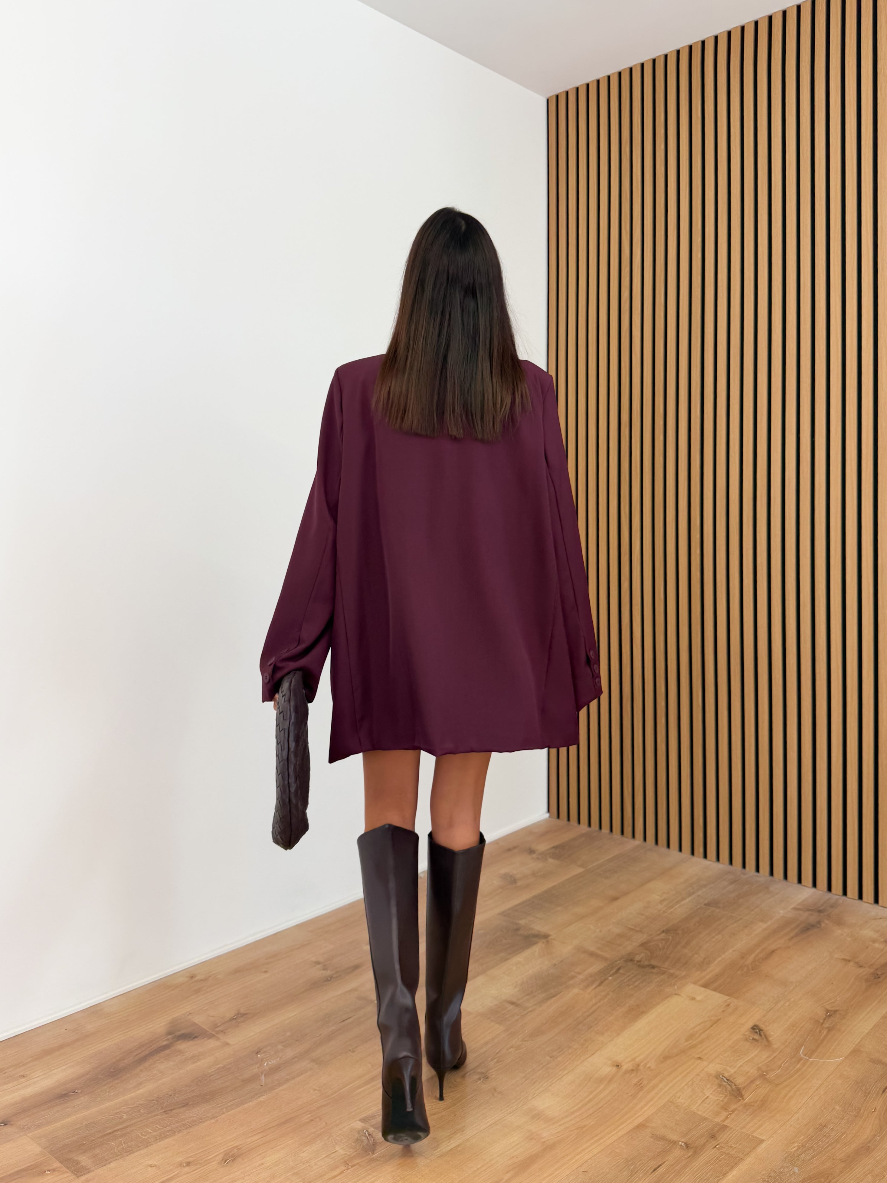 Blazer Simply Over - Bordeaux