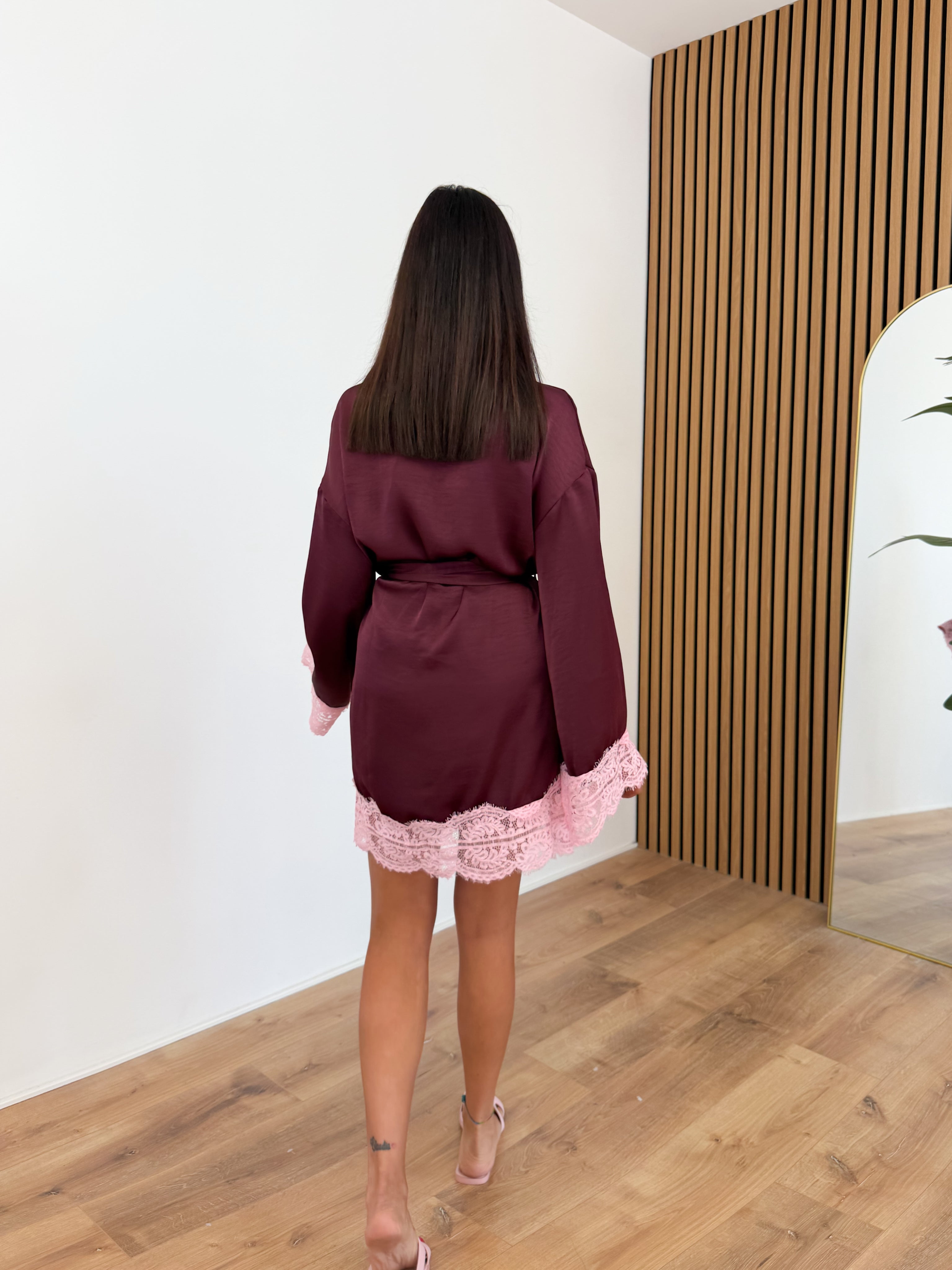 Abito Kimono - Bordeaux