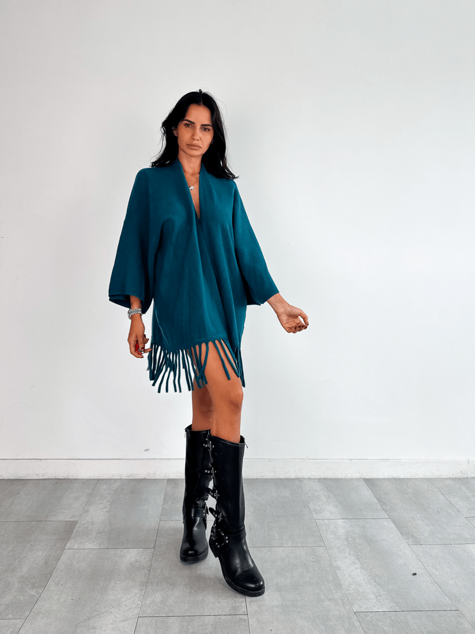 Cardigan Frange - Ottanio - SAINTH