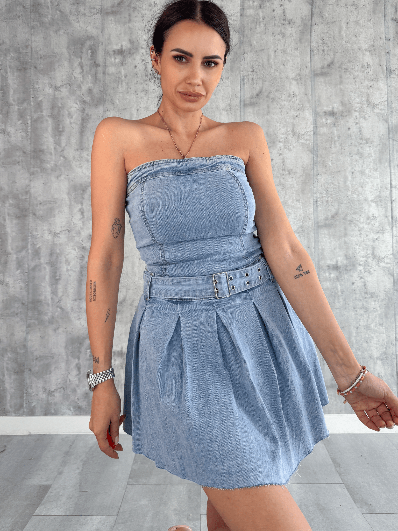 Abito Kawai - Denim - SAINTH