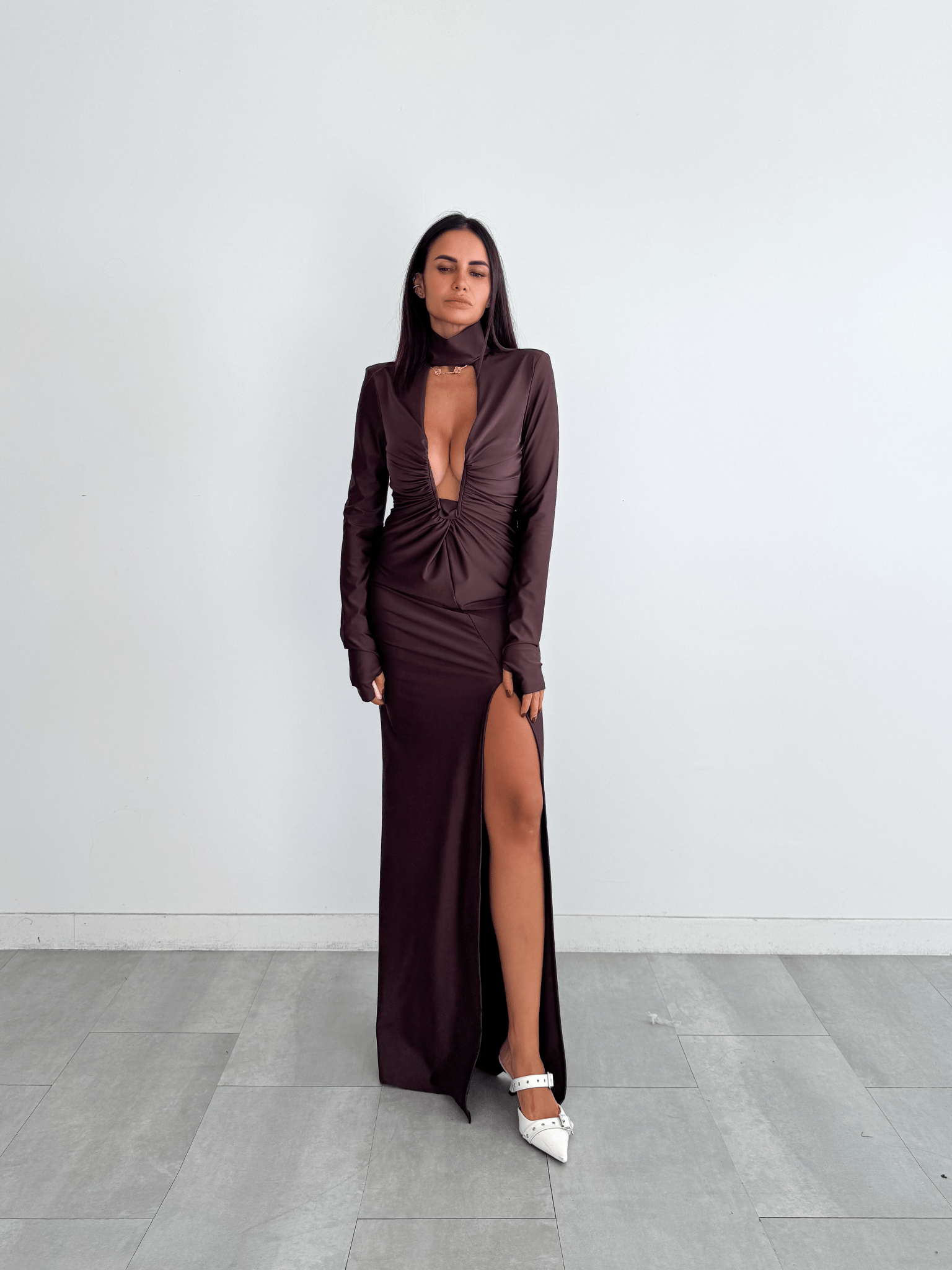 Abito Scintilla - Marrone - SAINTH