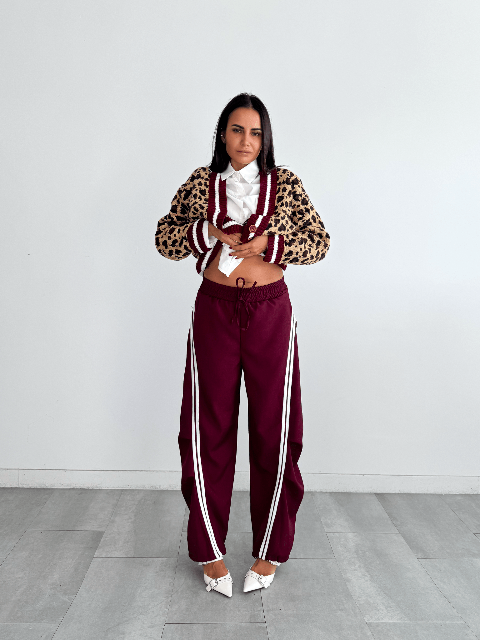Pantalon De Survêtement PUMA Bordeaux – Vintage – Officiel – Jamais Porté – Sans Emballage