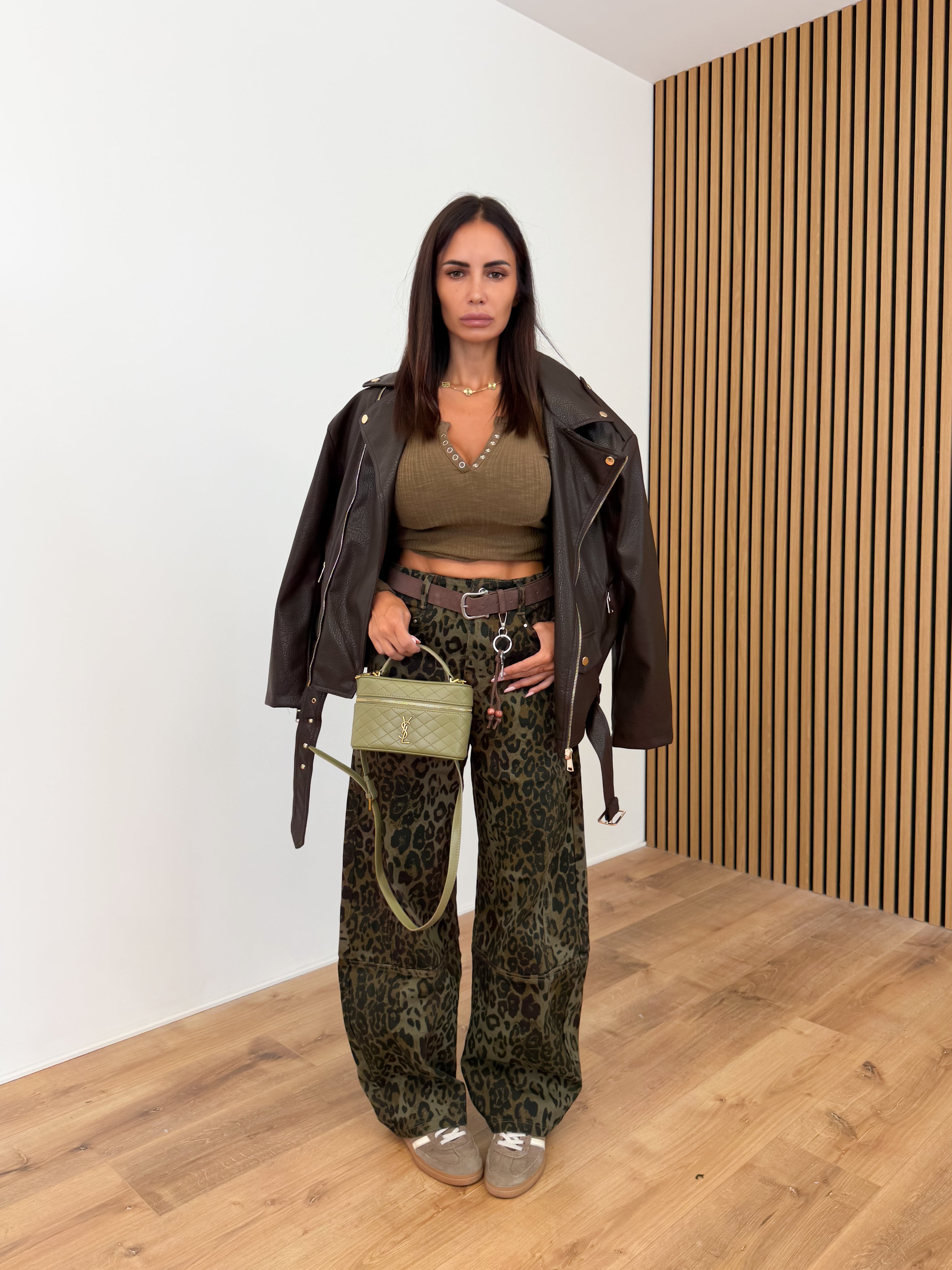 Jeans V5123 - Leopardato