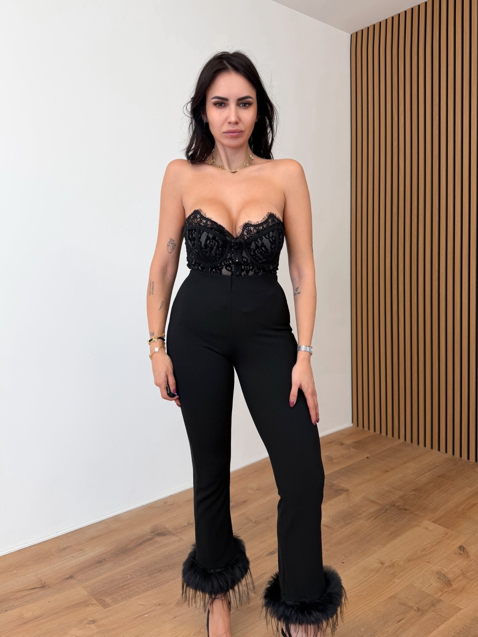 Pantalone Pelosino - Nero - SAINTH