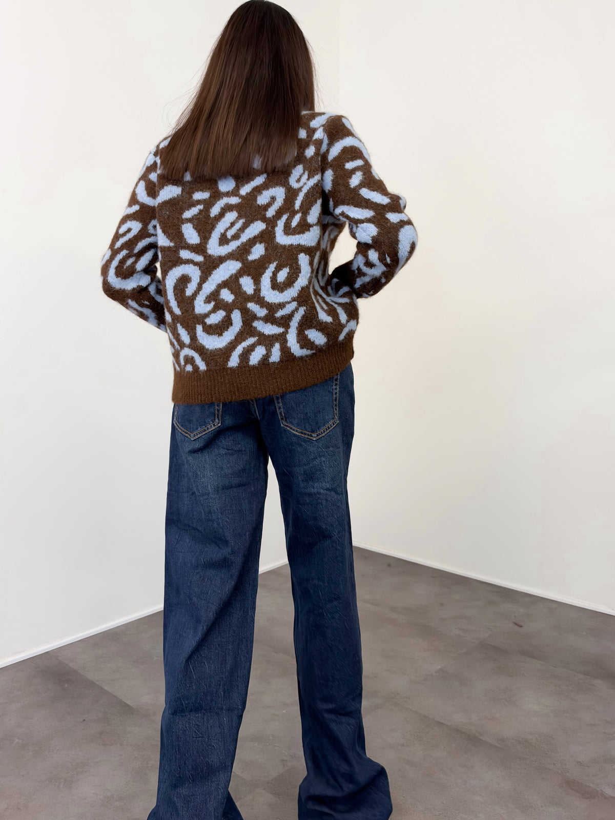Cardigan Kitten - Marrone Celeste