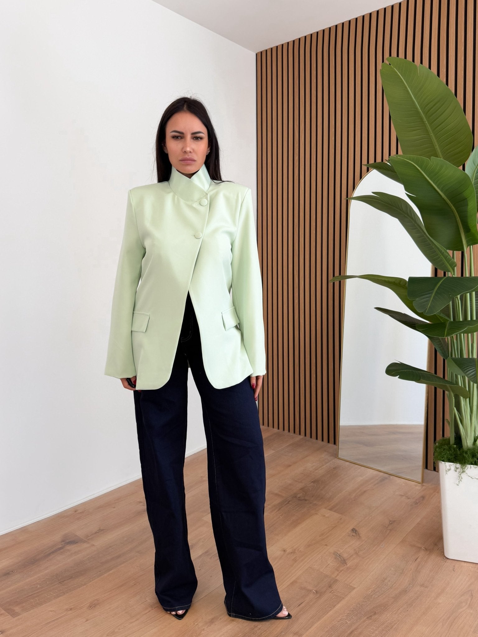 Blazer Neck - Salvia - SAINTH