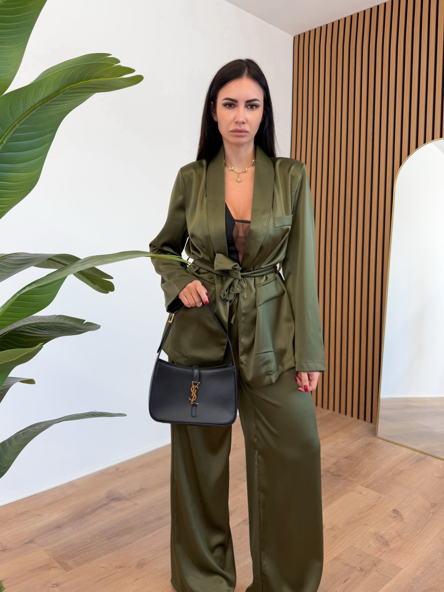 Coordinato Satin - Army Green - SAINTH
