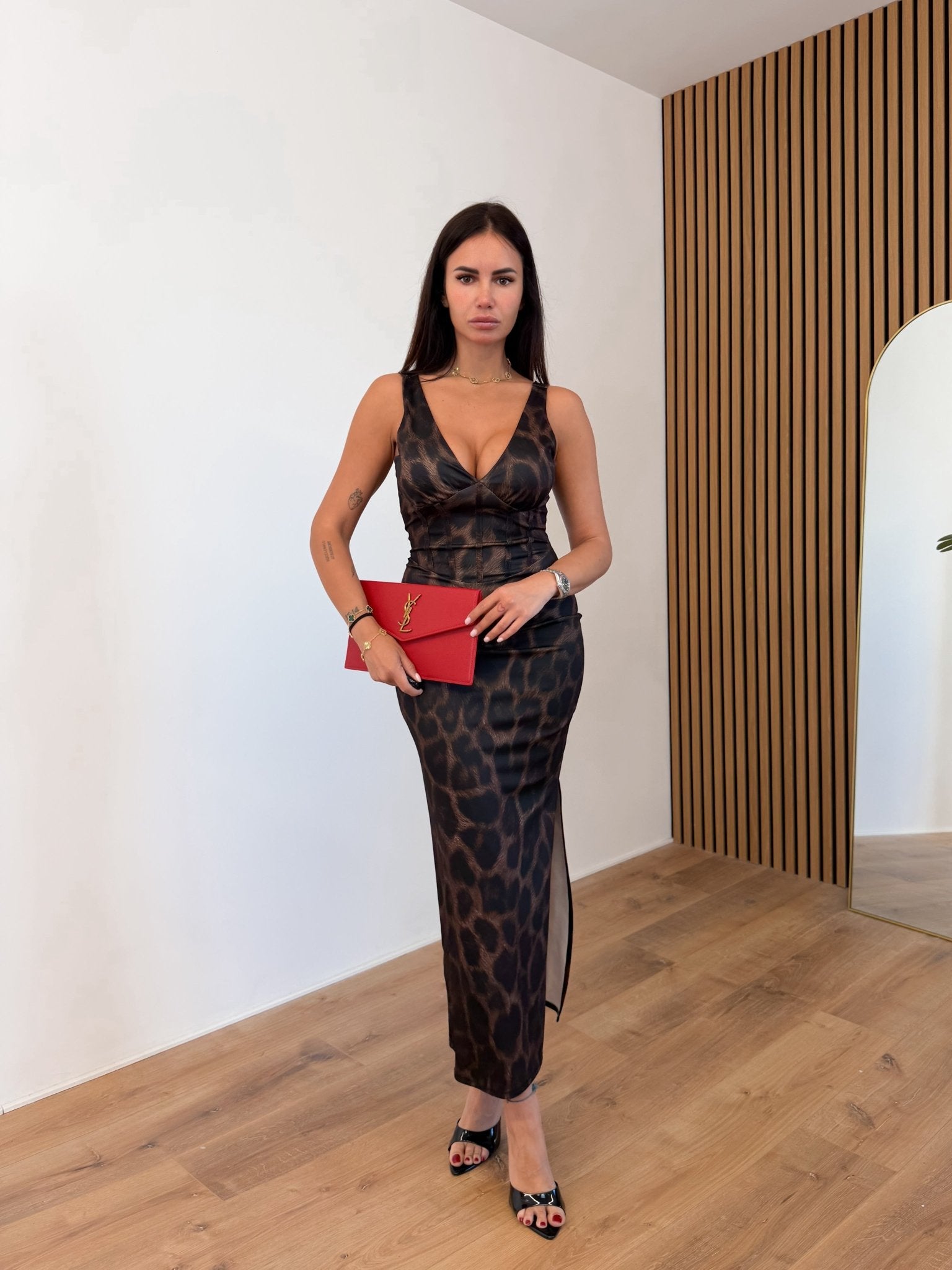 Abito Bold - Leopardato Scuro - SAINTH