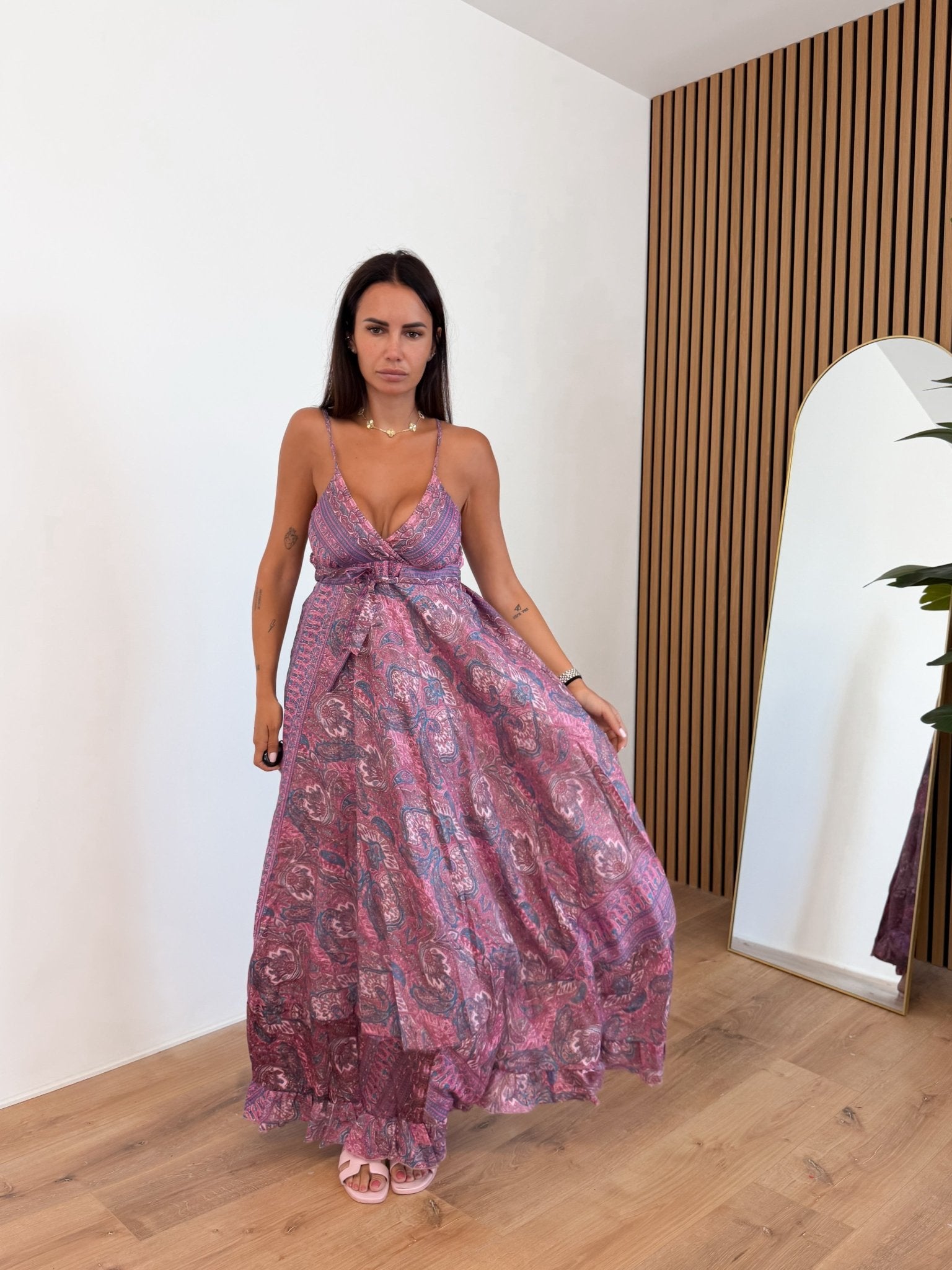 Abito Maya - Fucsia Blu - SAINTH