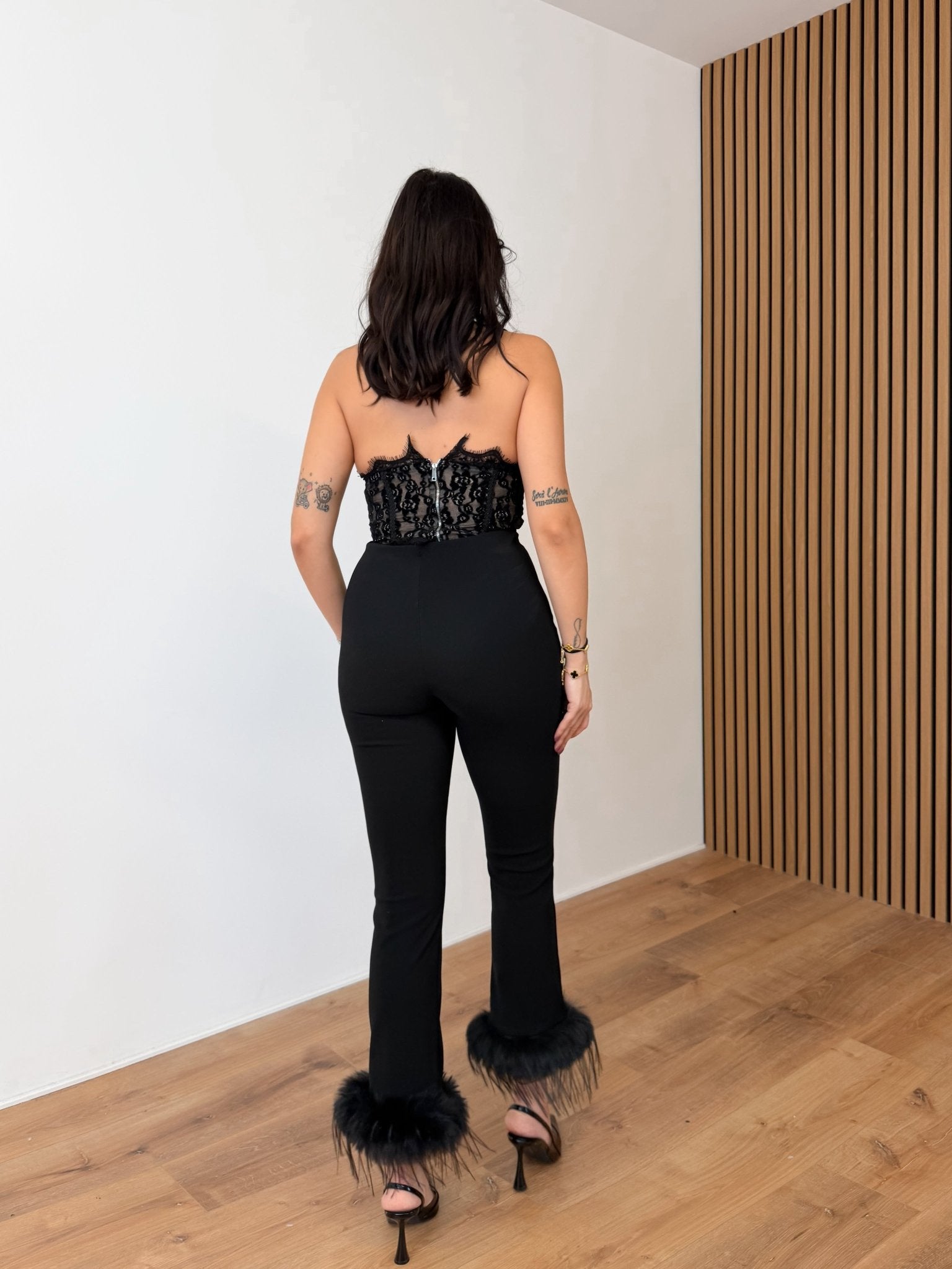 Pantalone Pelosino - Nero - SAINTH