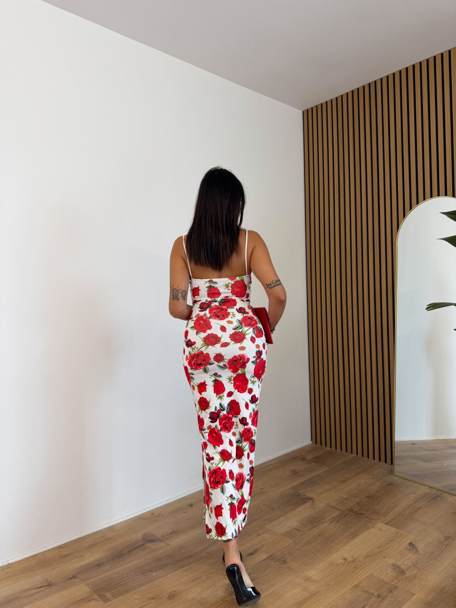 Abito Sensual Rose - Bianco - SAINTH