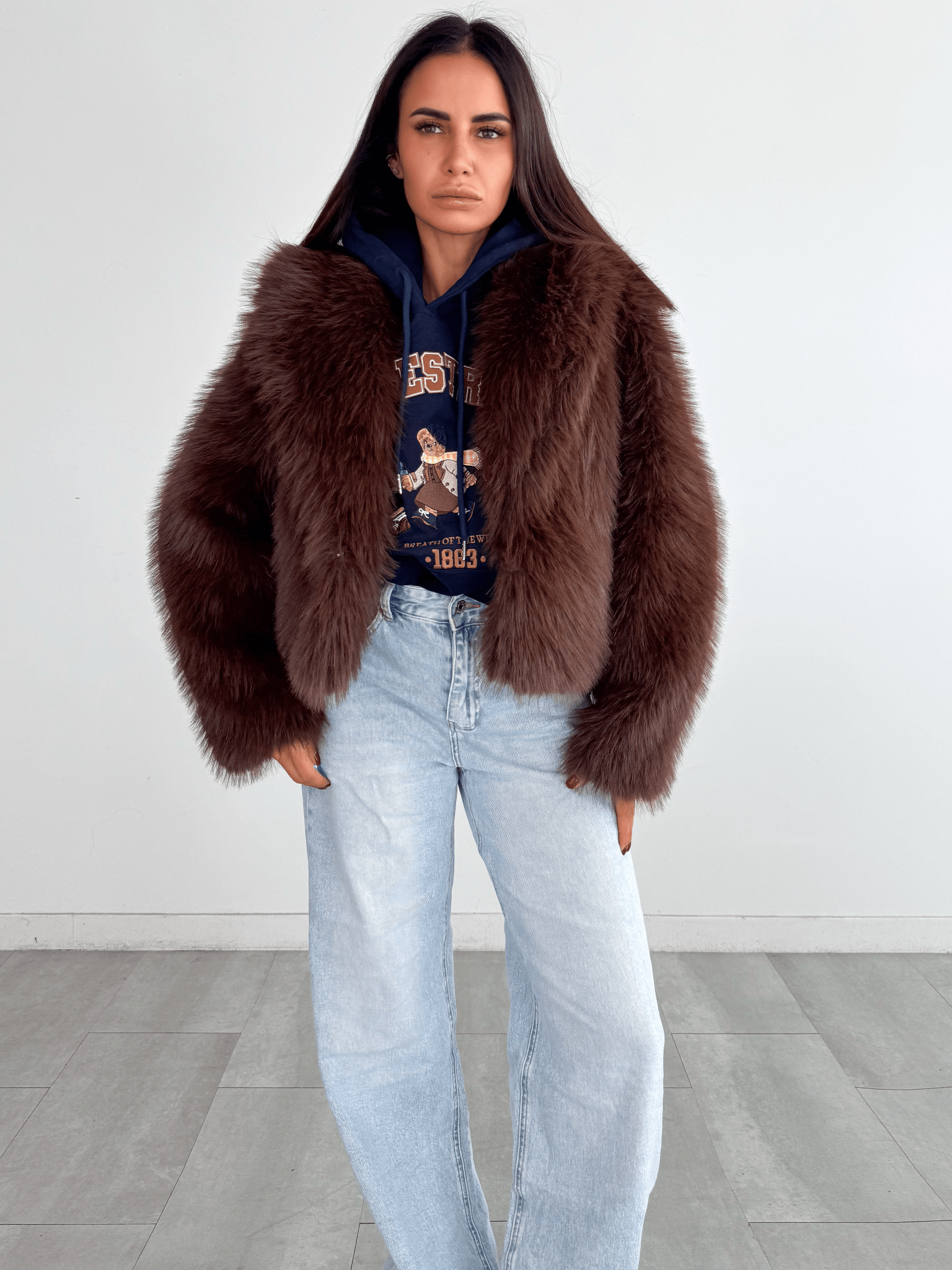 Pelliccia Dolce Abbraccio - Marrone - SAINTH