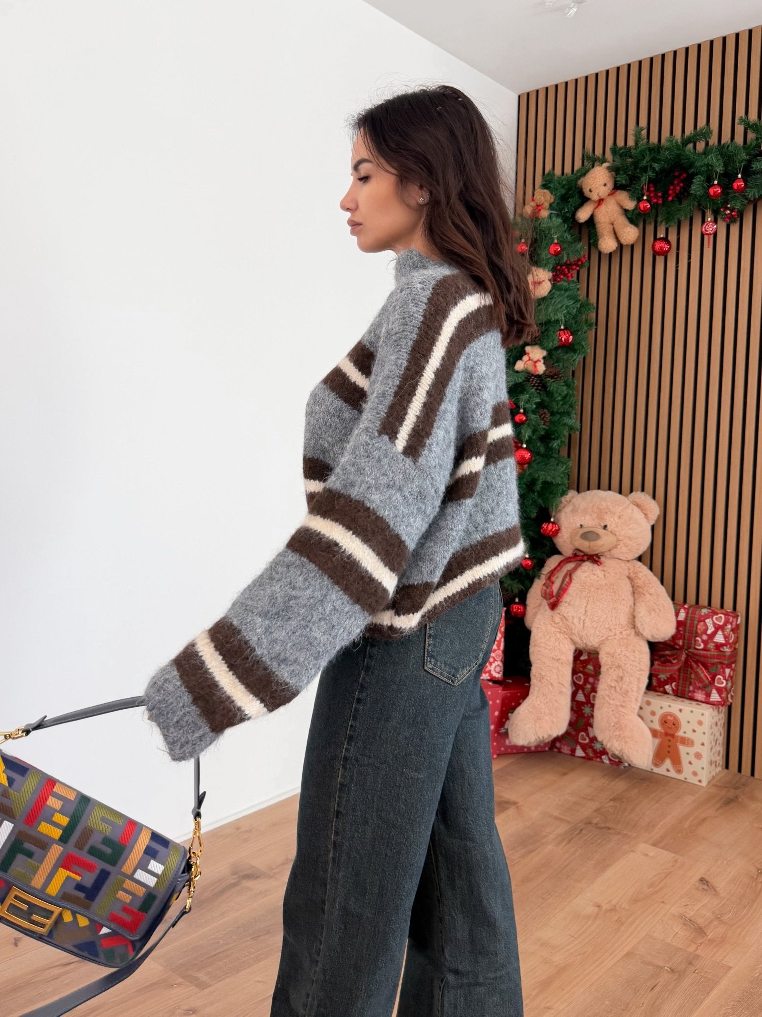 Pull Oscillo - Grigio - SAINTH