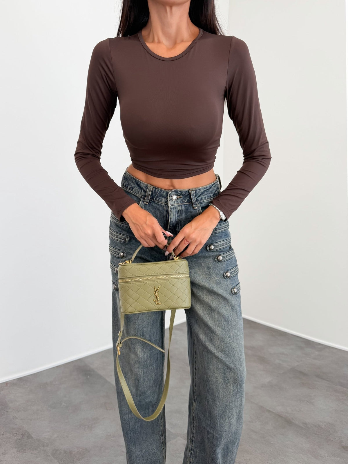 Maglia Basic - Marrone - SAINTH